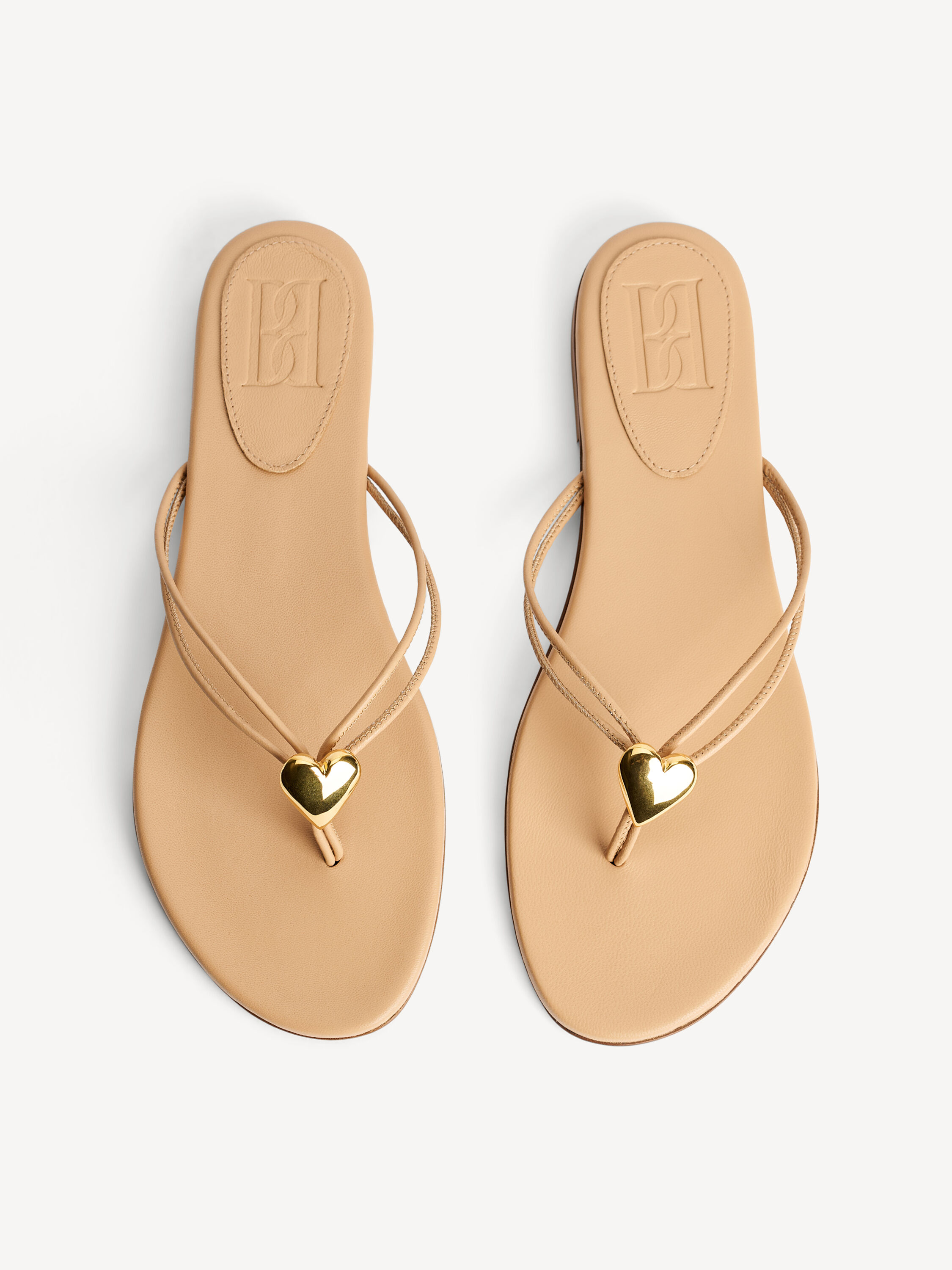 Natta Heart leather sandals