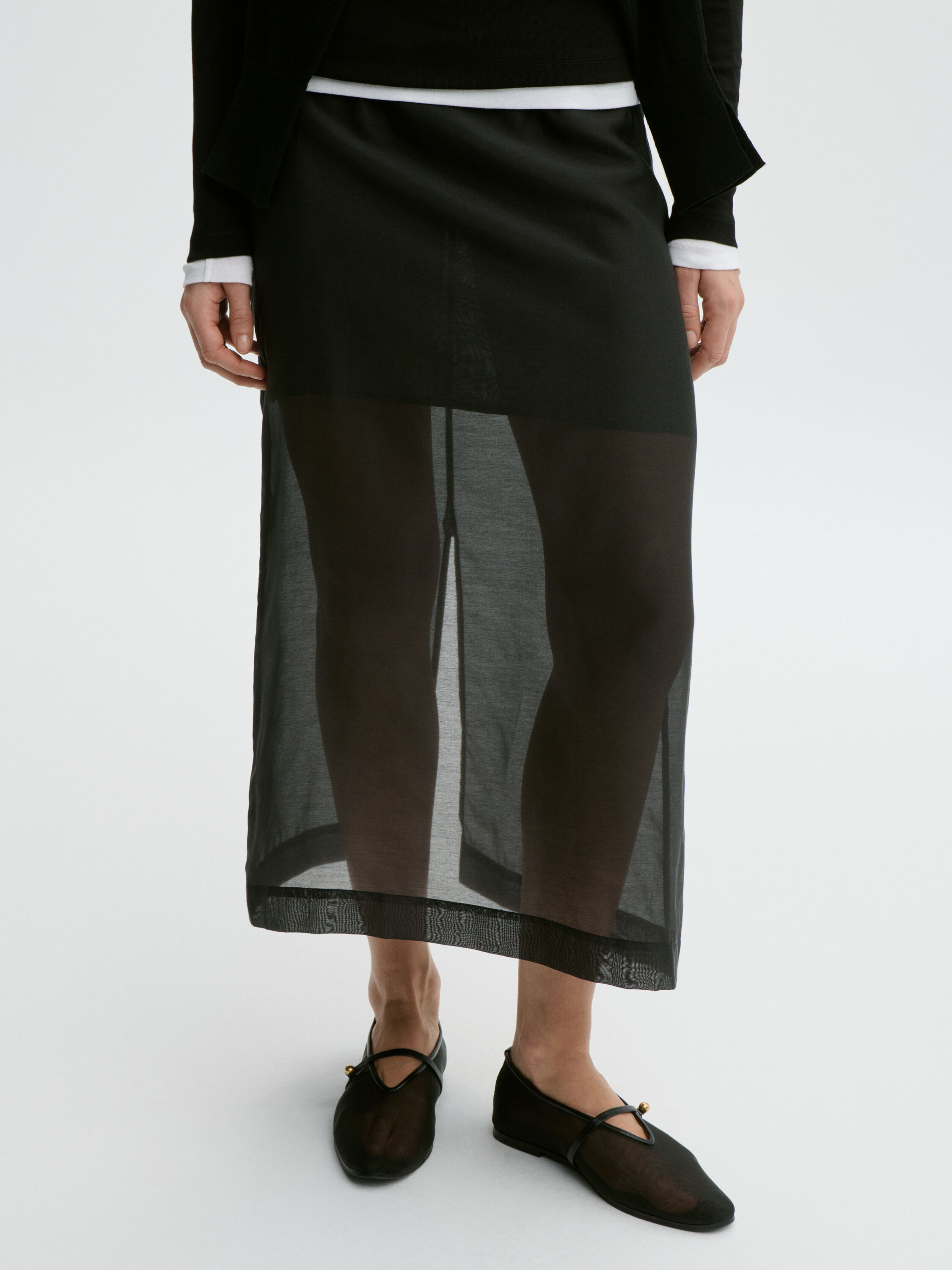 Esta silk organza skirt