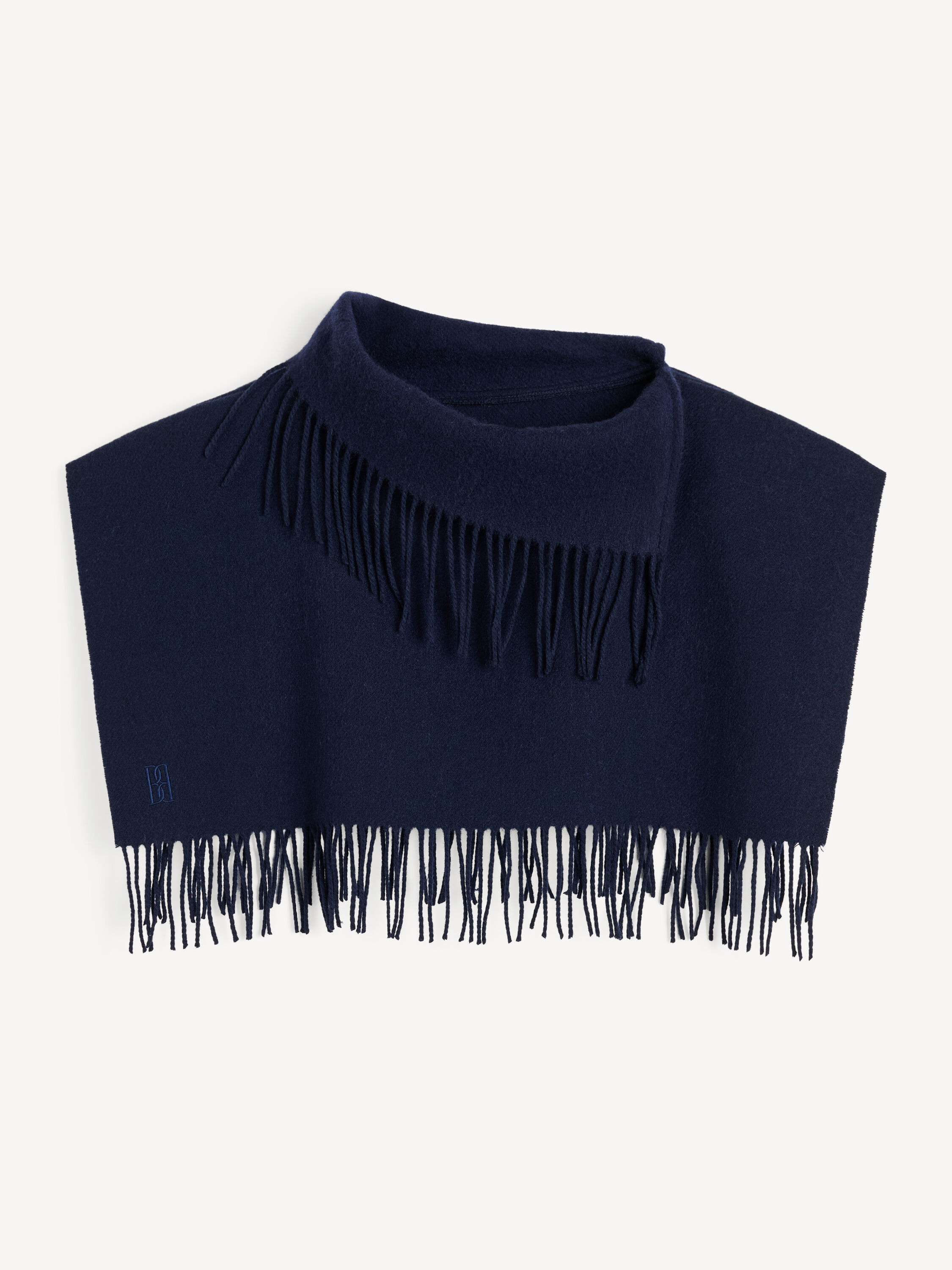 Turtla wool fringe bib