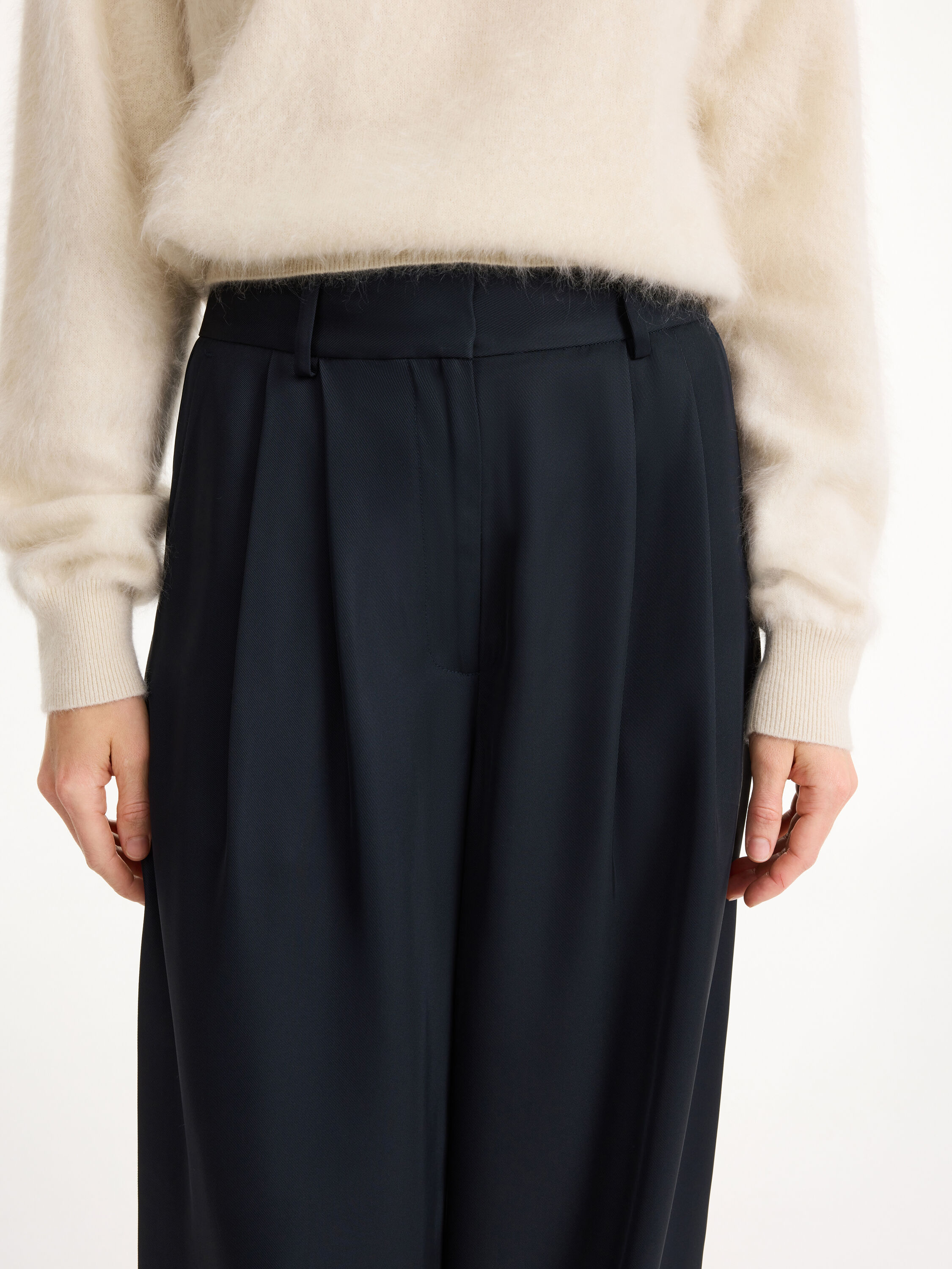 Piscali mid waist trousers Buy Trousers online By Malene Birger