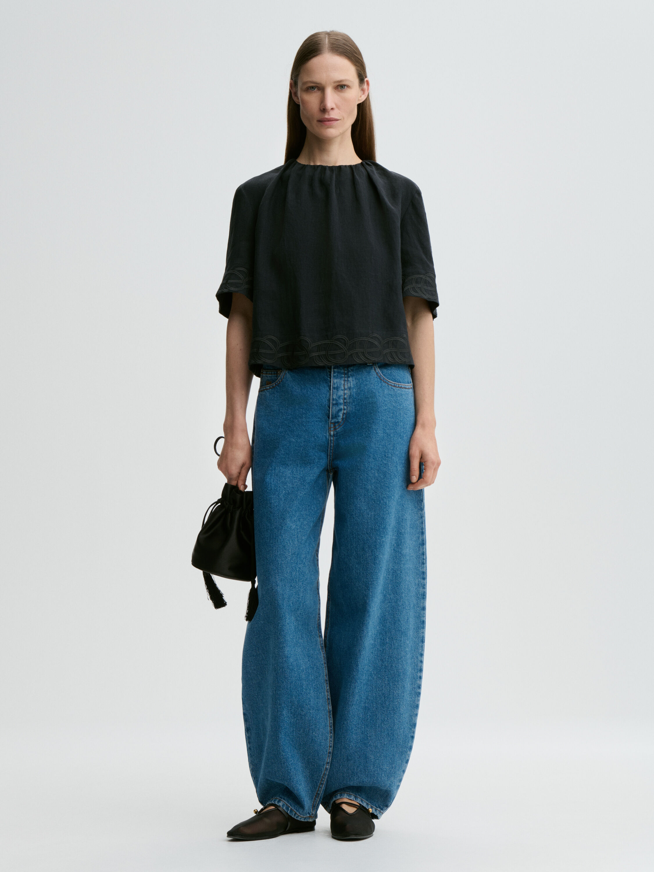 Marian linen top