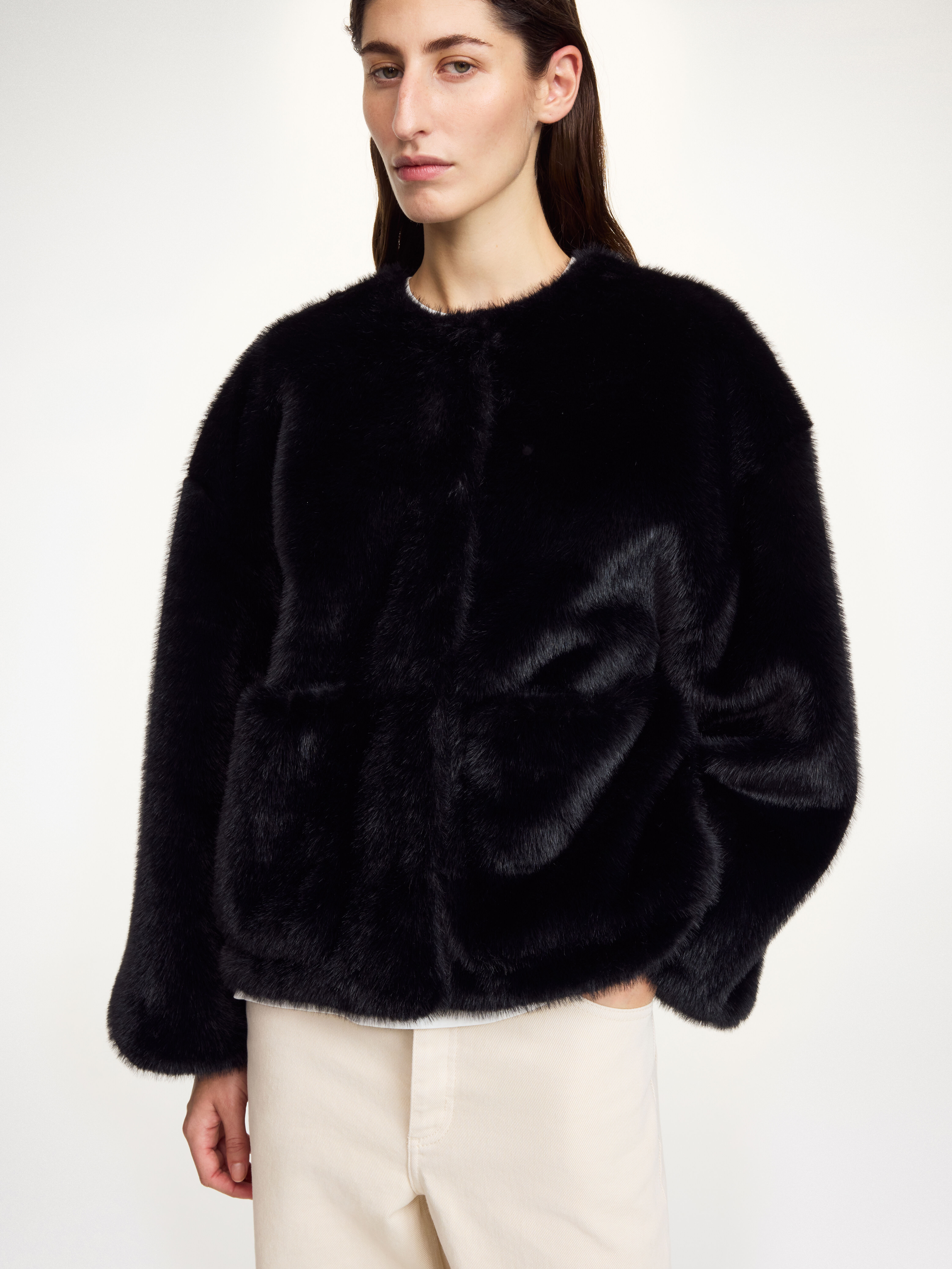 Jacquie faux fur jacket