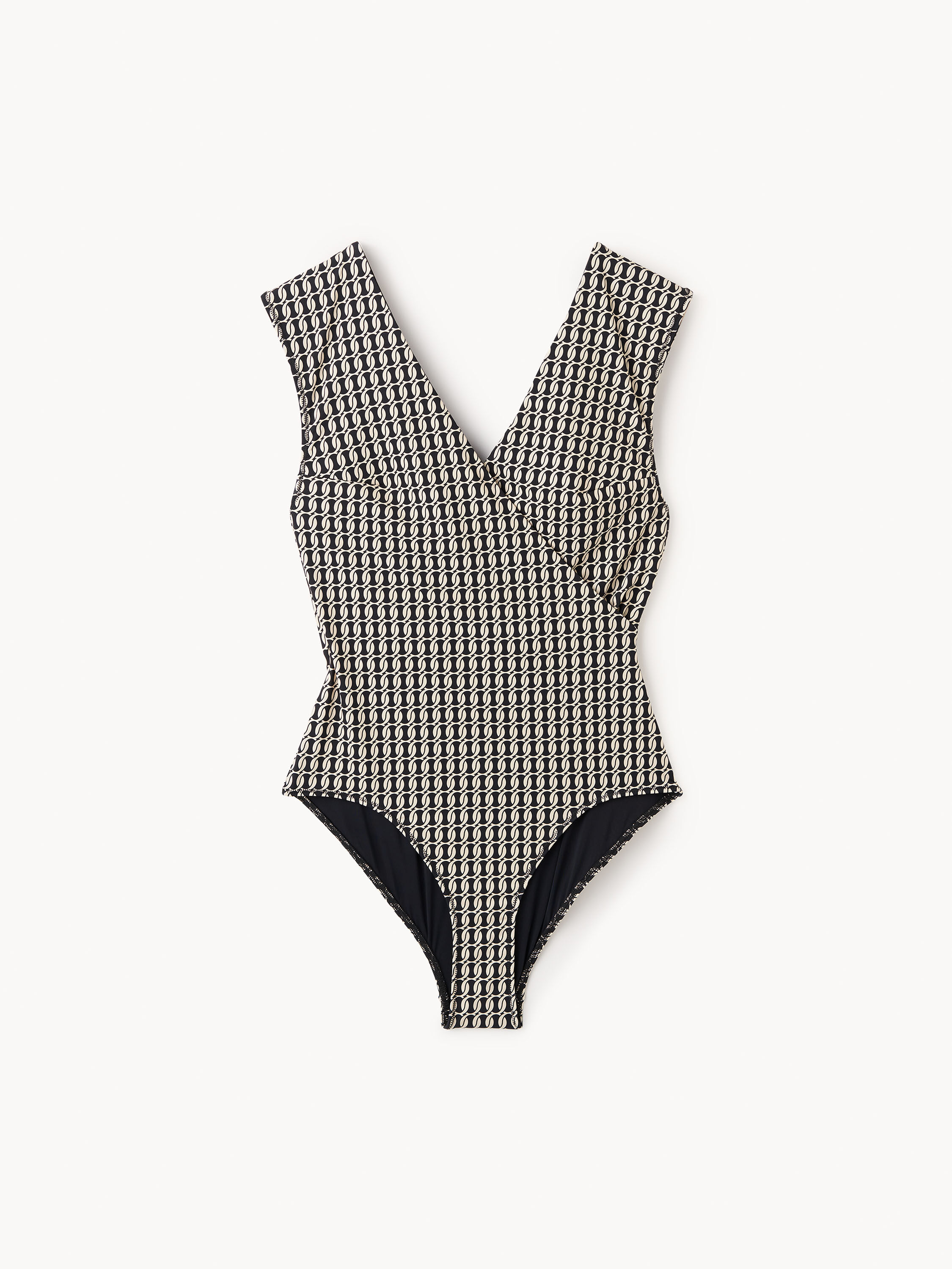 Black gingham swimsuit deals