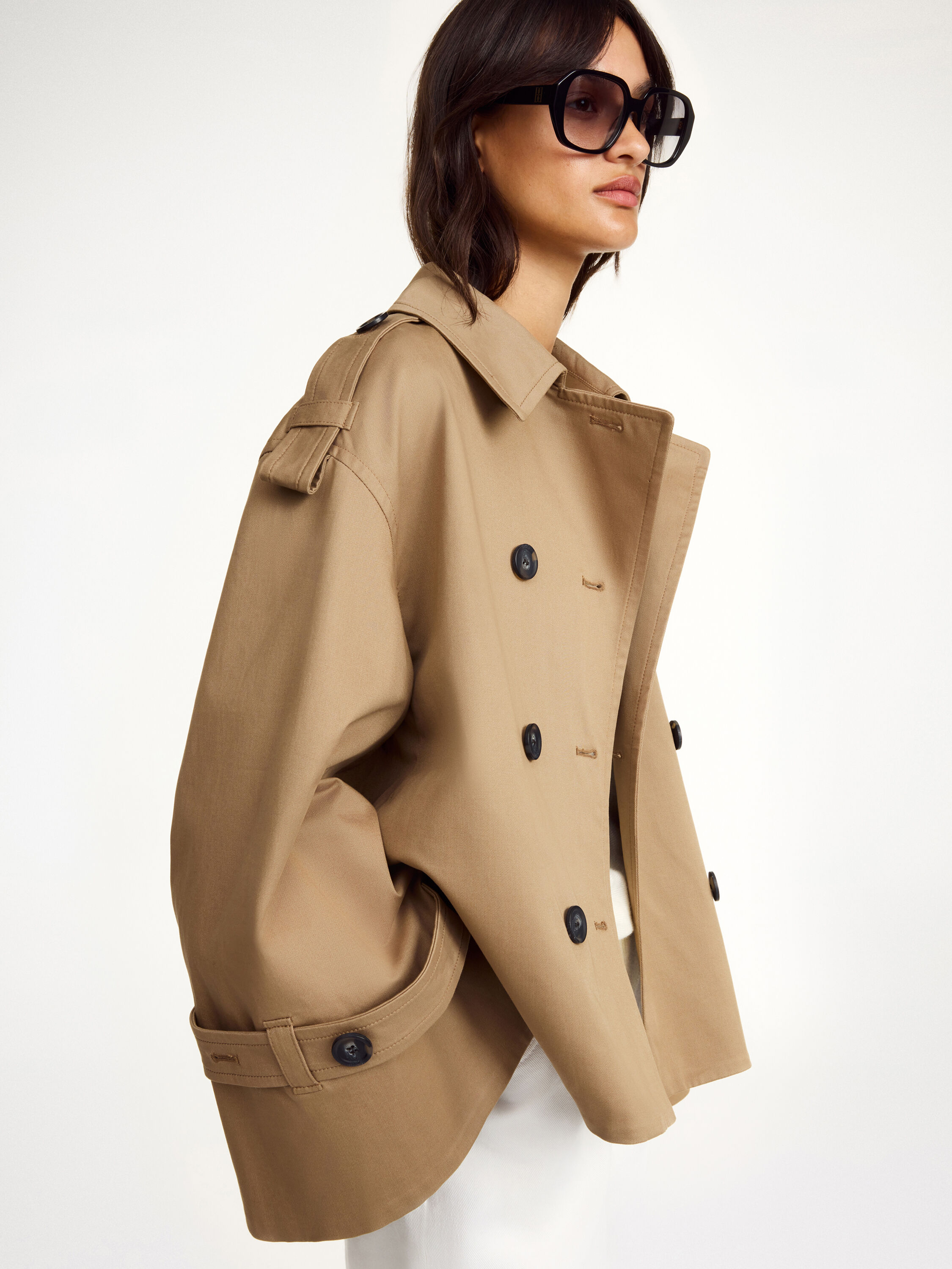 【関税込み】By Malene Birger ベージュ Alisandra ジャケット By Malene Birger Alisandra Trench Jacket | Bloomingdale's