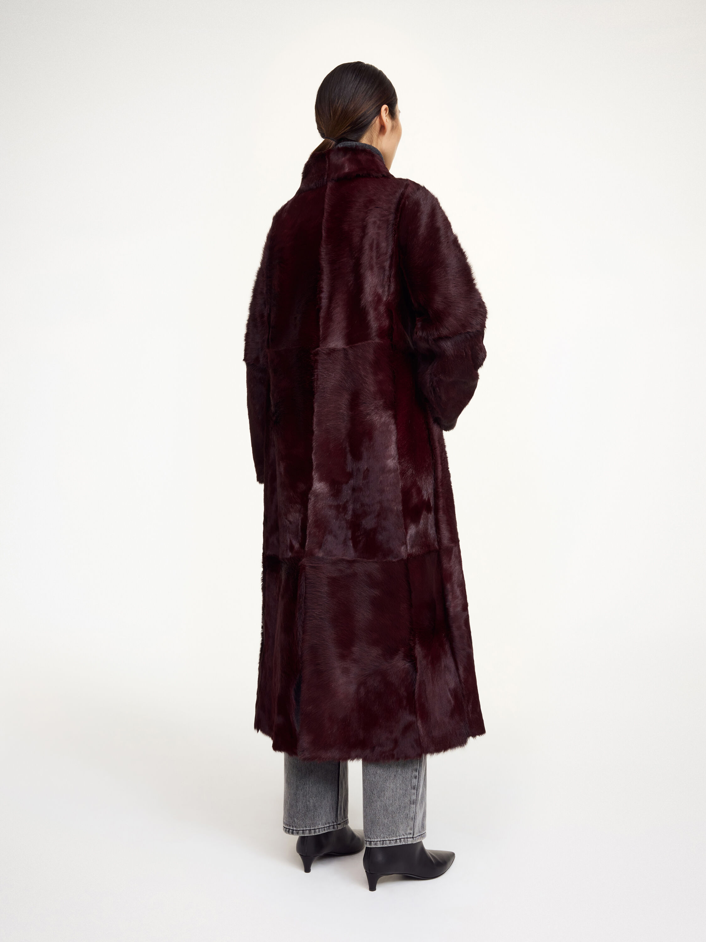 Rafaia Shearling Calf Coat