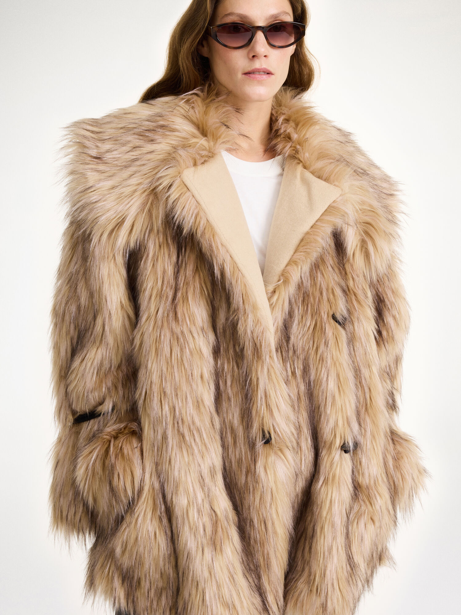 Exclusive Moda Operandi X By Malene Birger Yvette faux fur coat