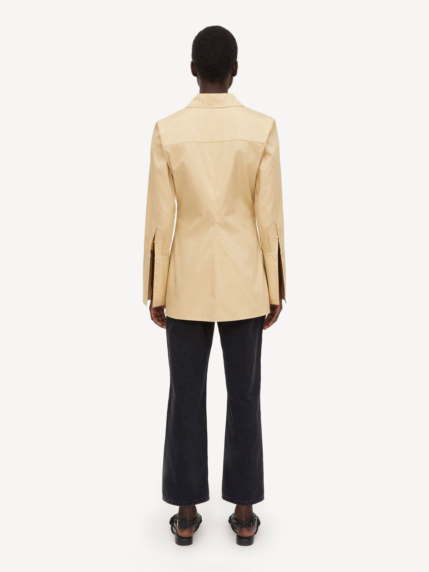 By Malene Birger Maye Shirt - Pure White – The Frankie Shop