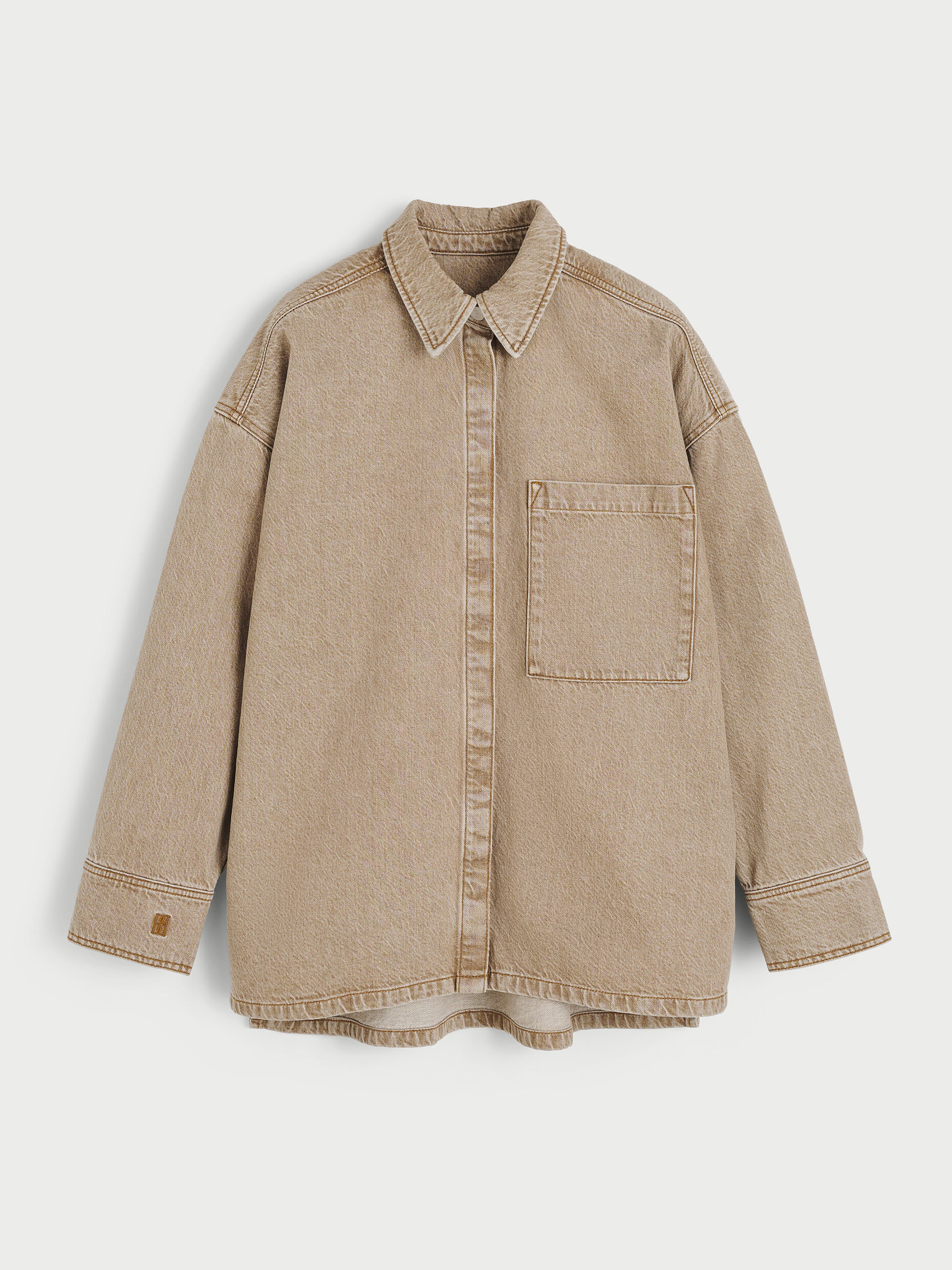 Dea organic cotton denim shirt