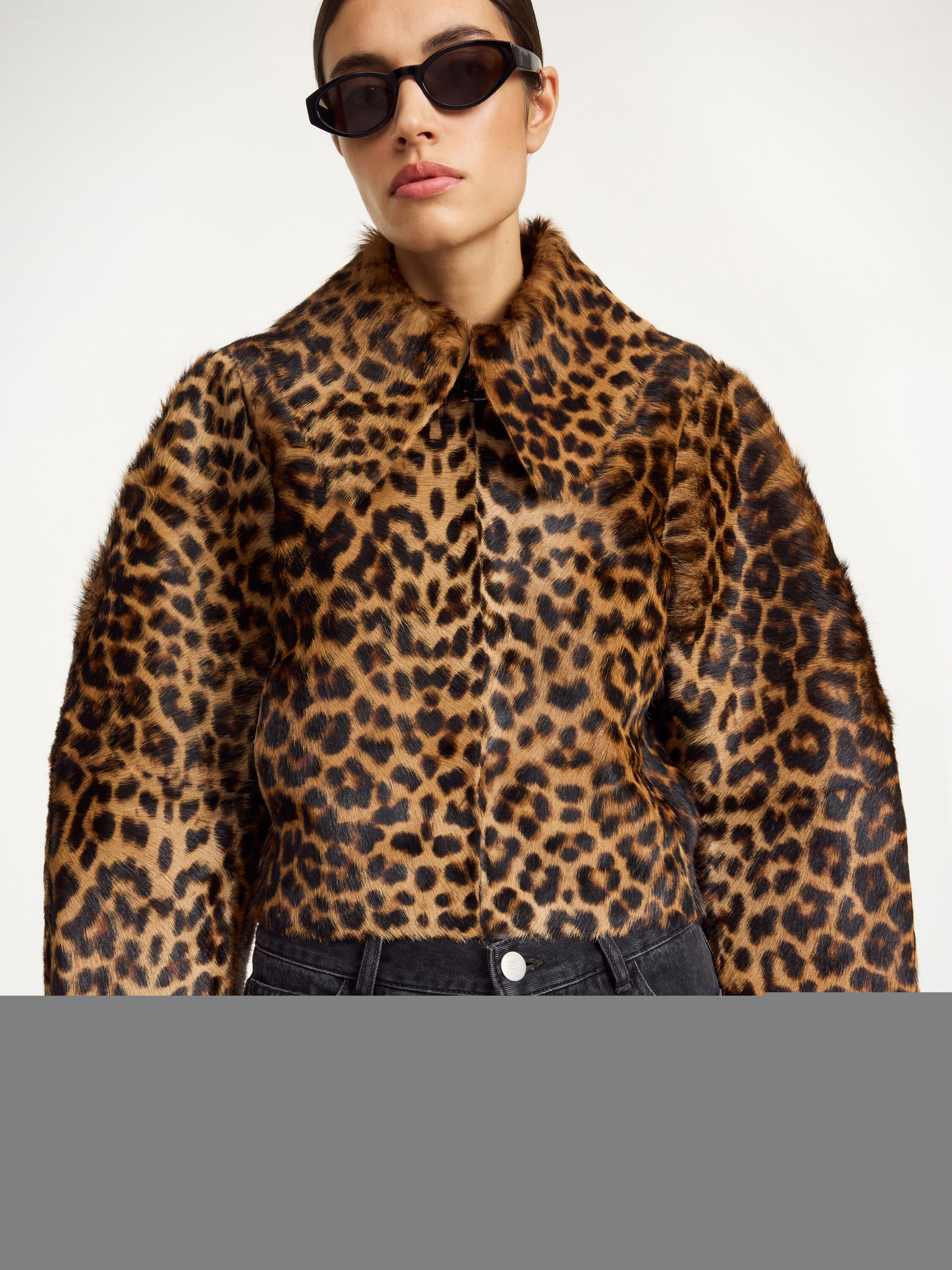 Rowani shearling calf jacket