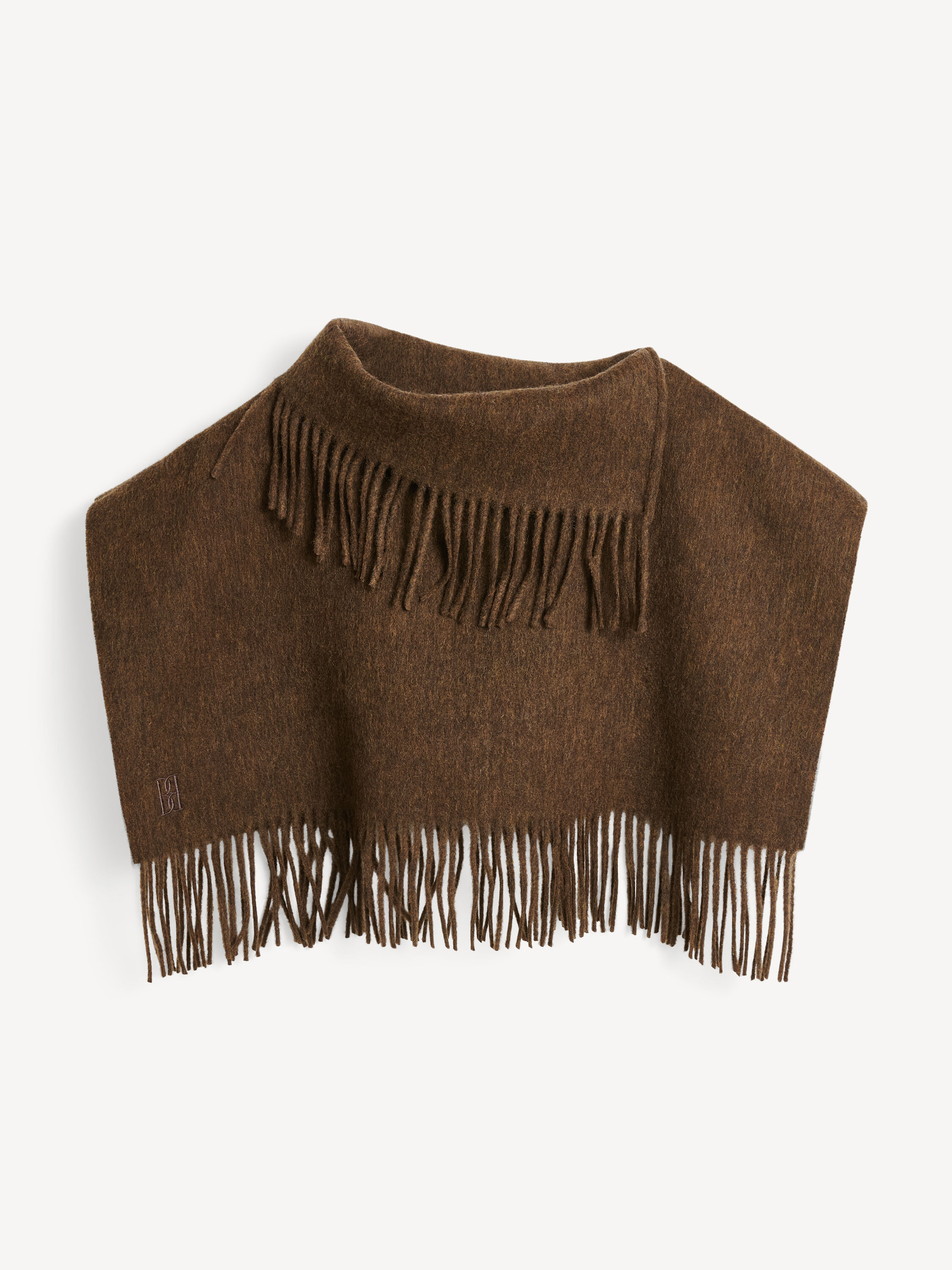 Turtla wool fringe bib - Buy Scarves online | By Malene Birger
