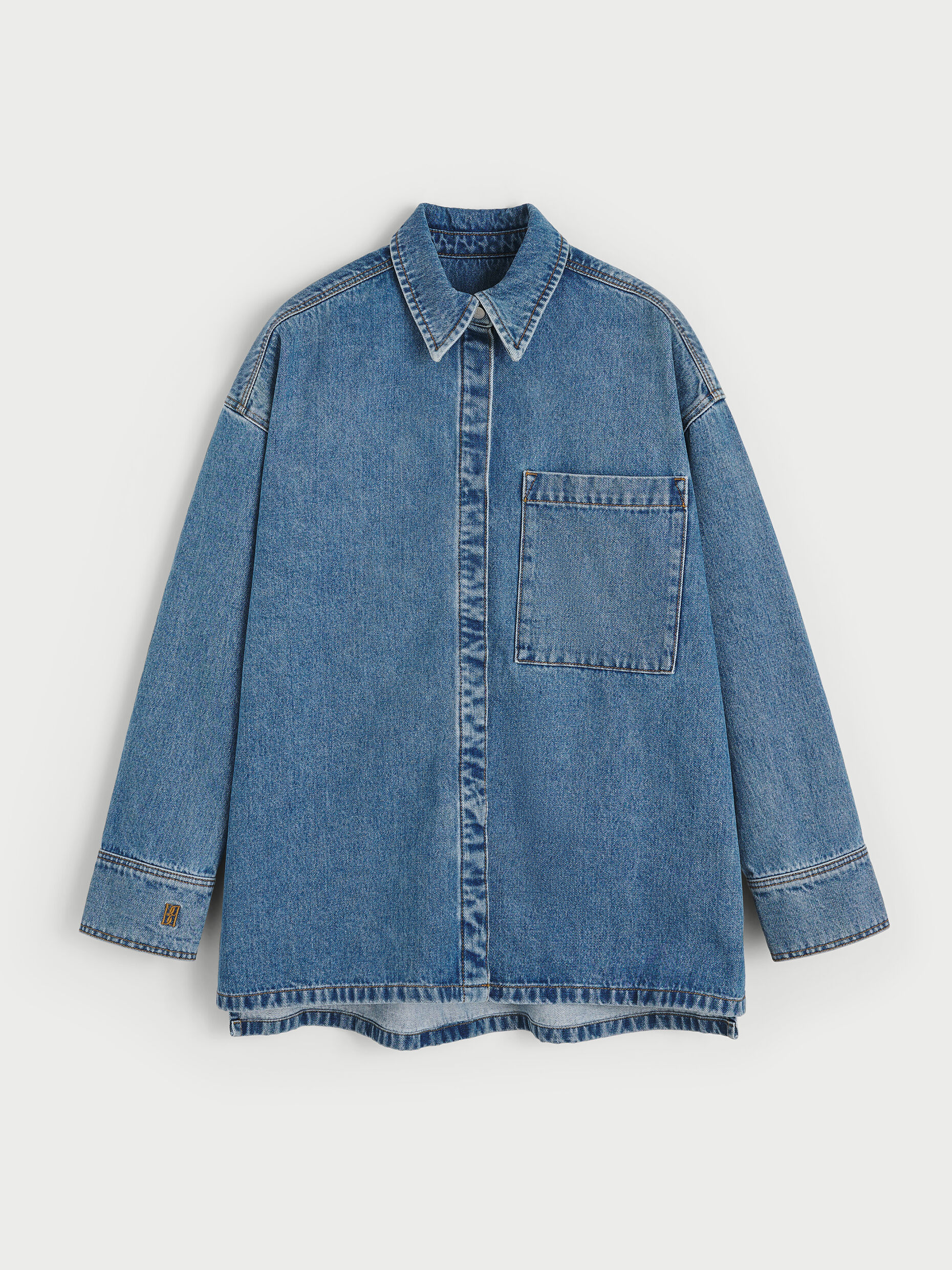 Dea organic cotton denim shirt