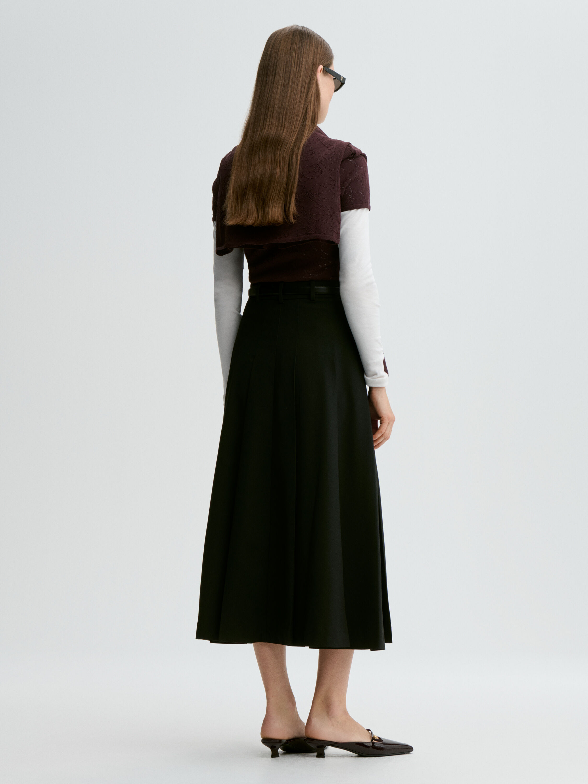Edena midi skirt