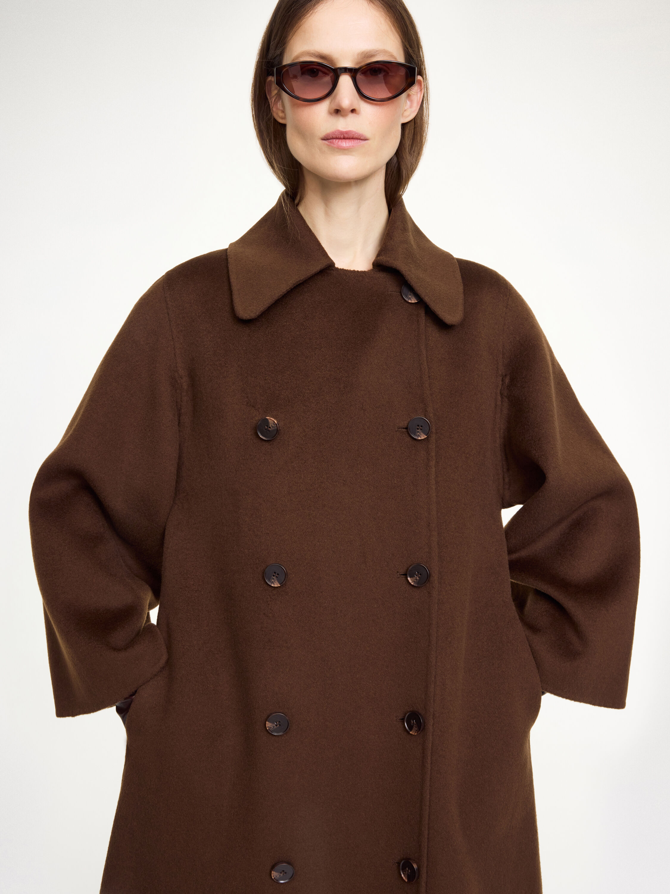 Darcy wool coat