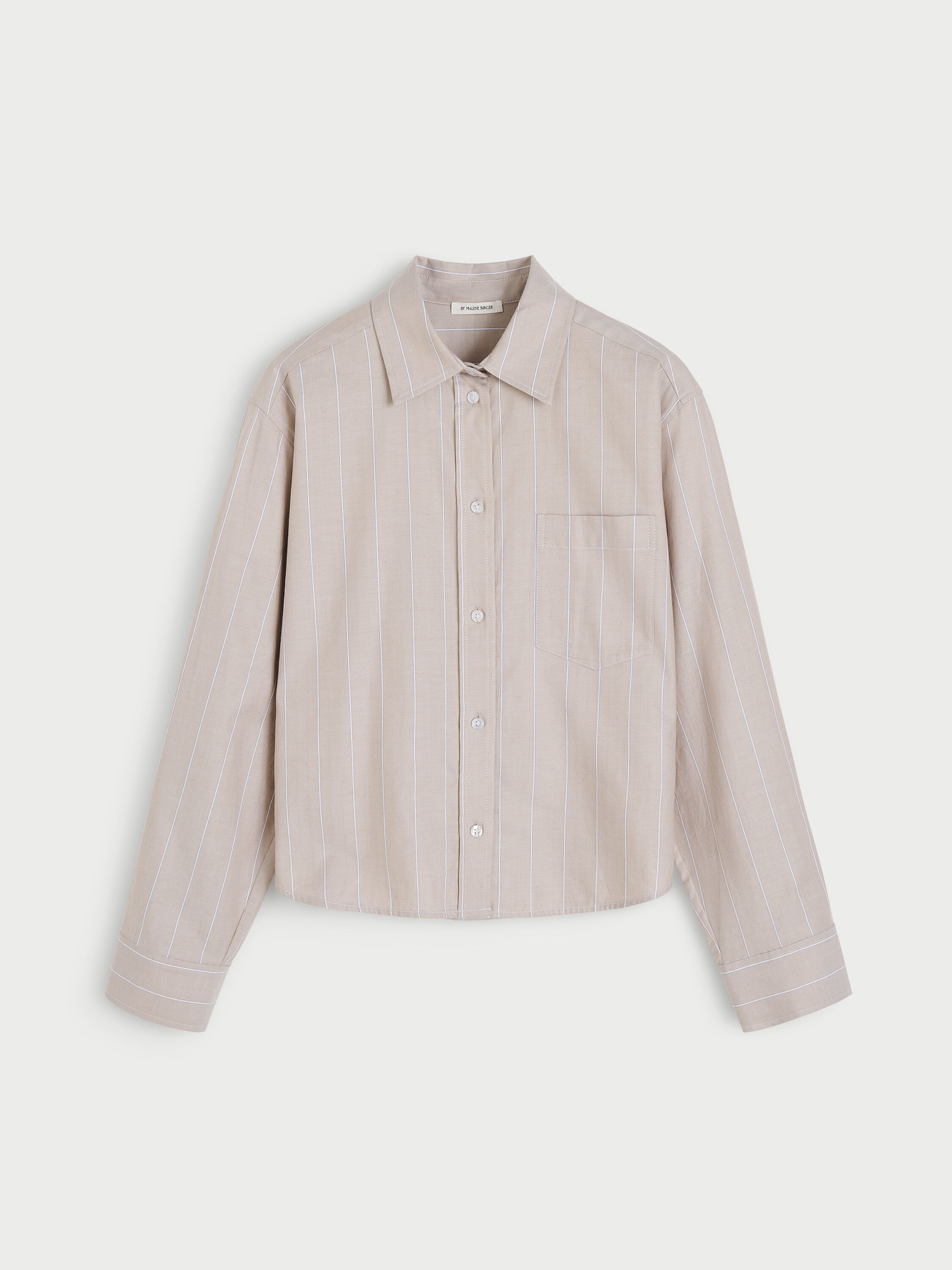 Audrey Cropped organic cotton shirt