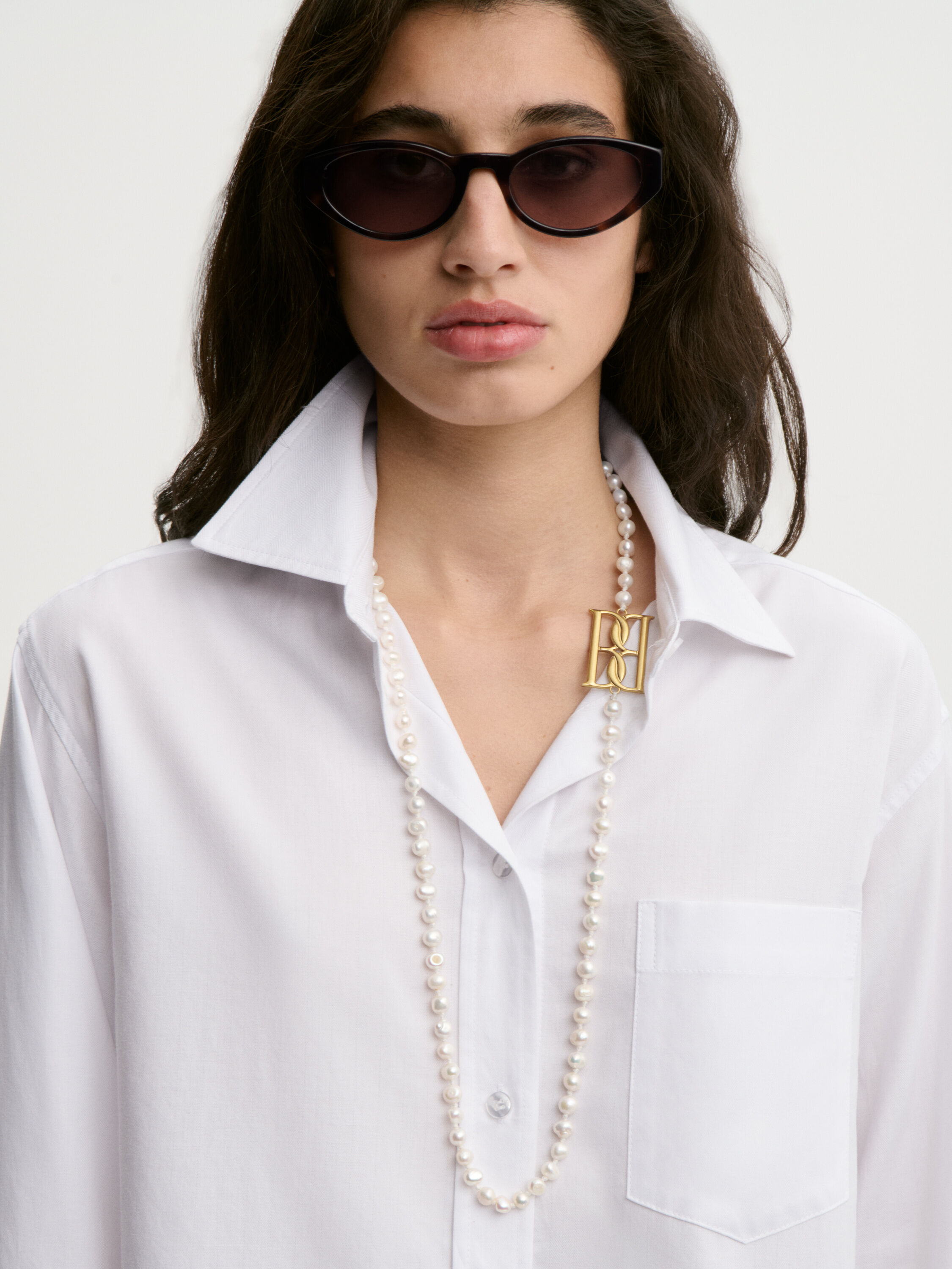 Chemise courte en coton biologique Audrey