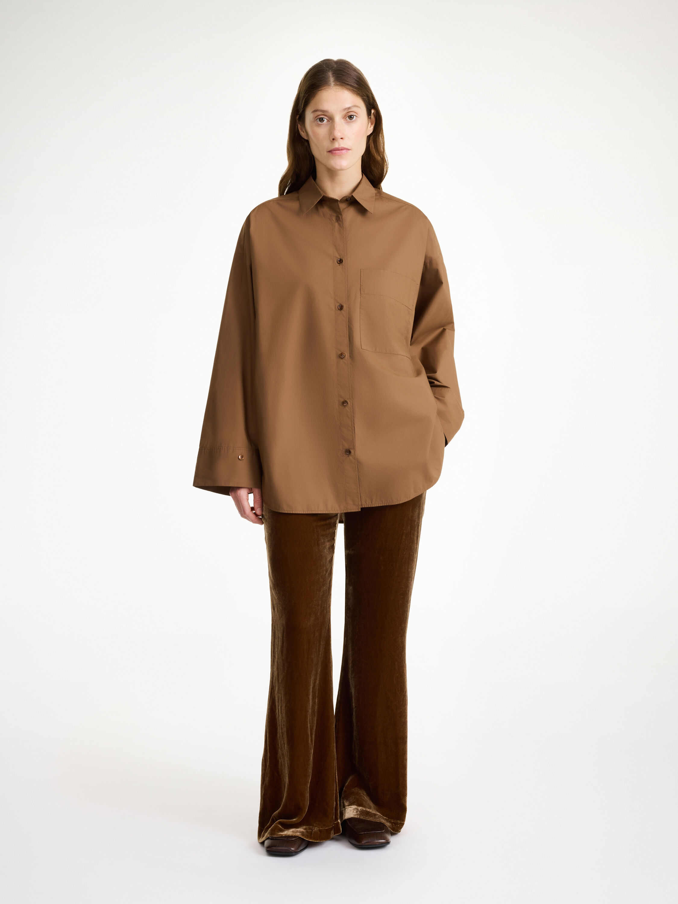 売れ筋介護用品も！ cotton organic Derris shirt Malene By | online Shirts Buy - トップス