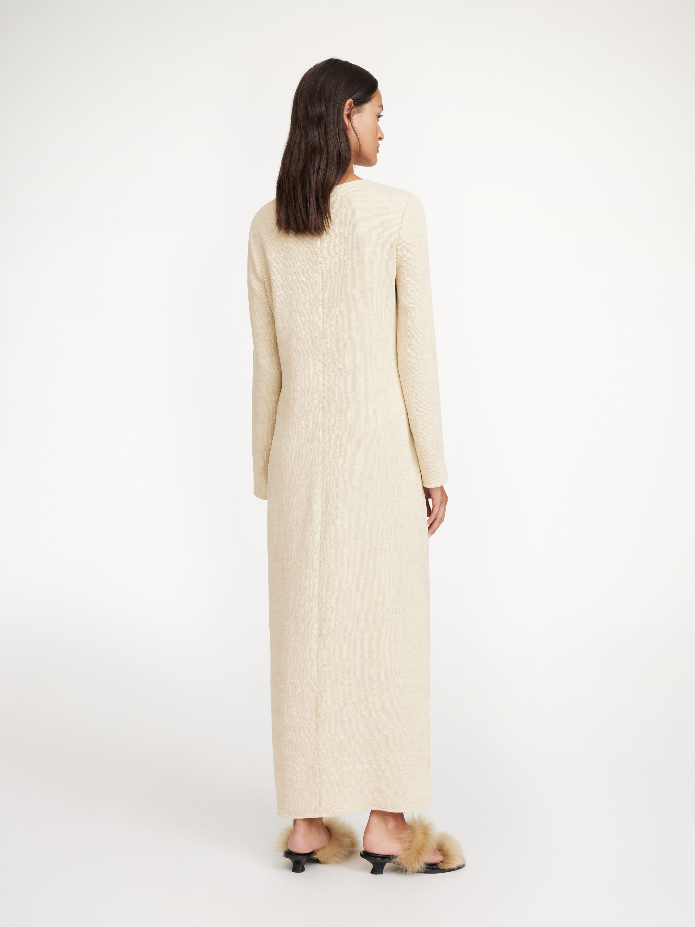 【Karen Millen】ビーズロングスリーブ マキシドレス*送料関税込 日本未入荷☆Karen Millen モノクロマキシワンピース