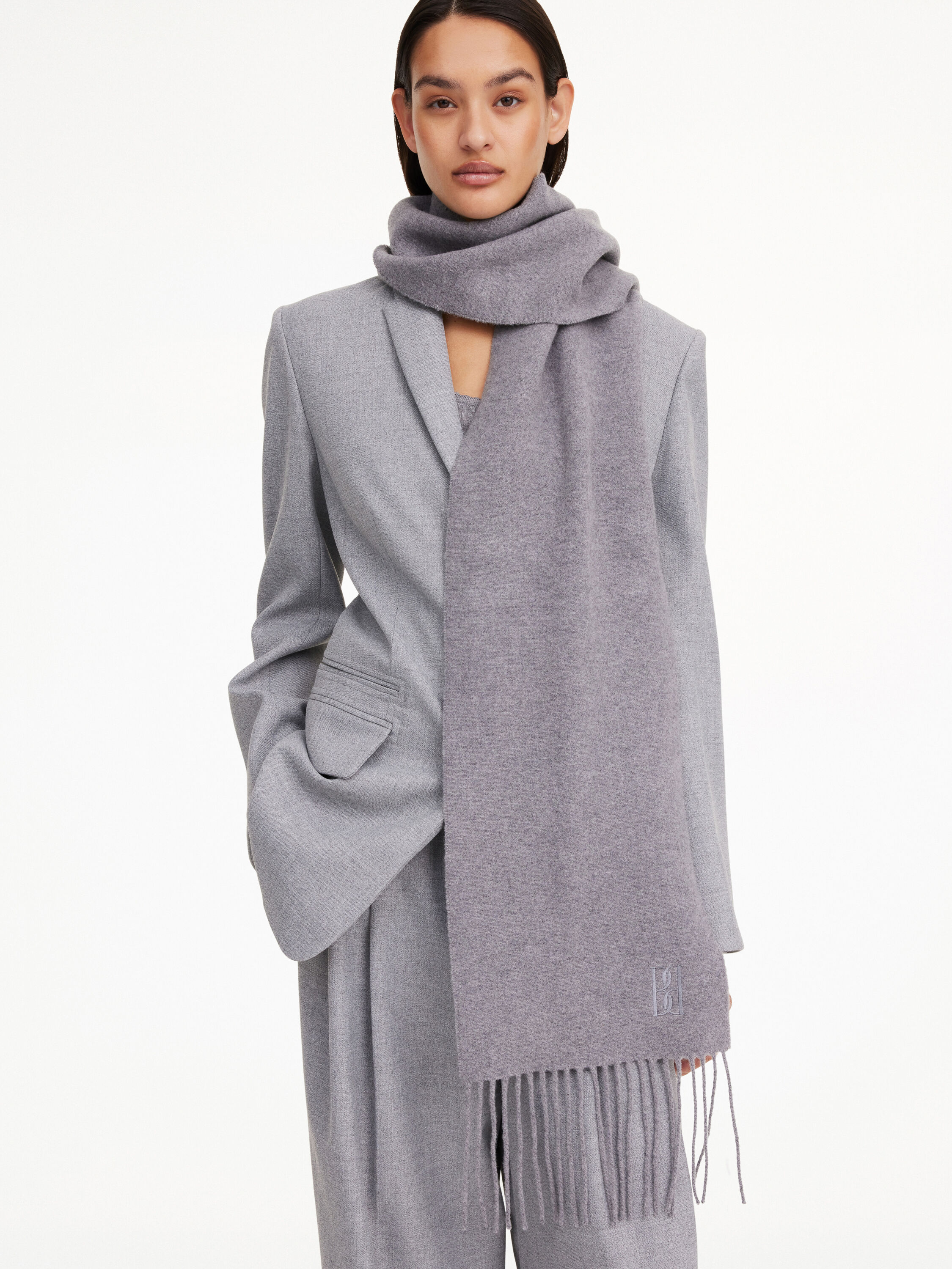 Gray scarf outlet