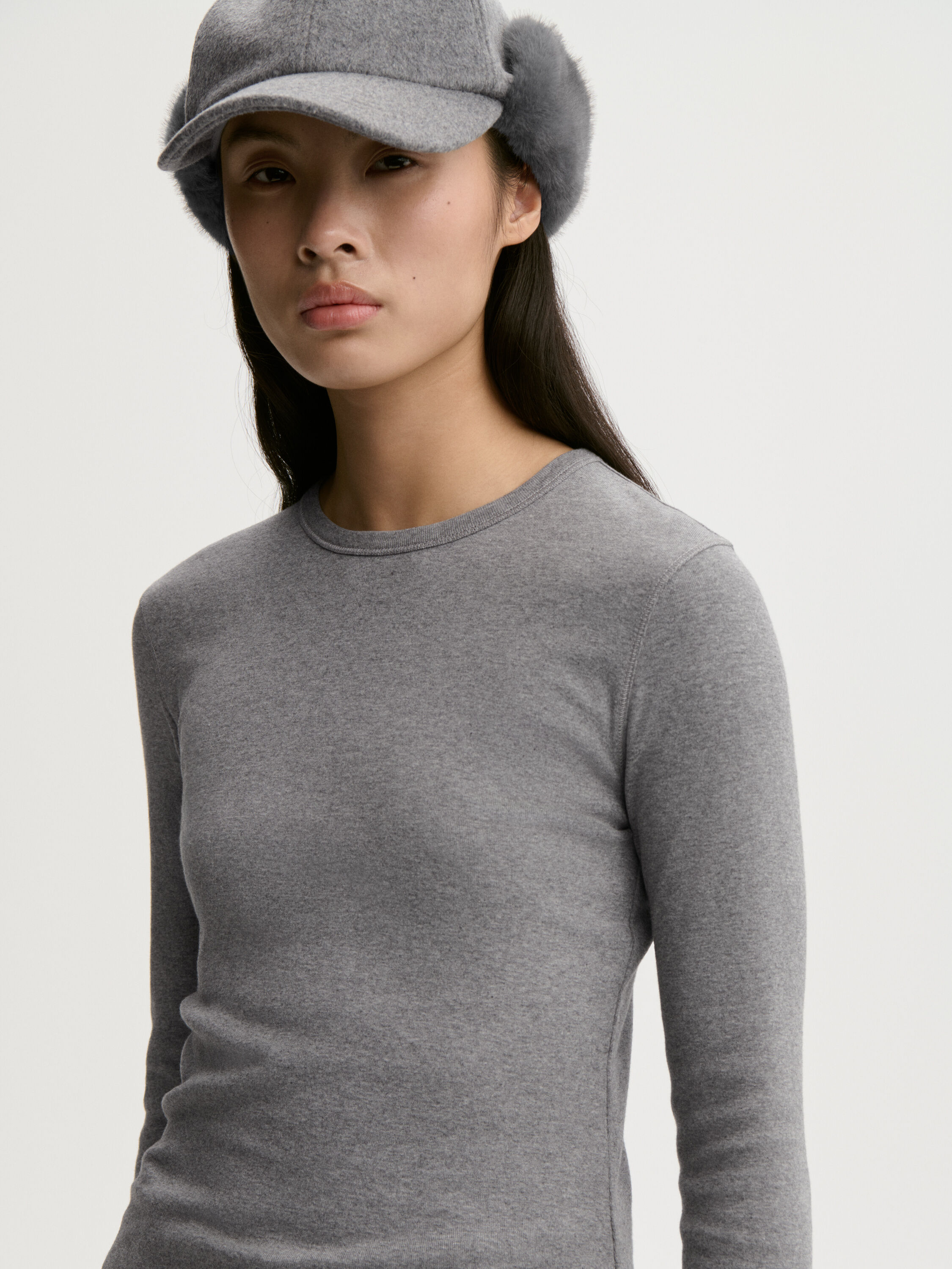 T-shirt Brita Flat en coton bio &agrave; manches longues
