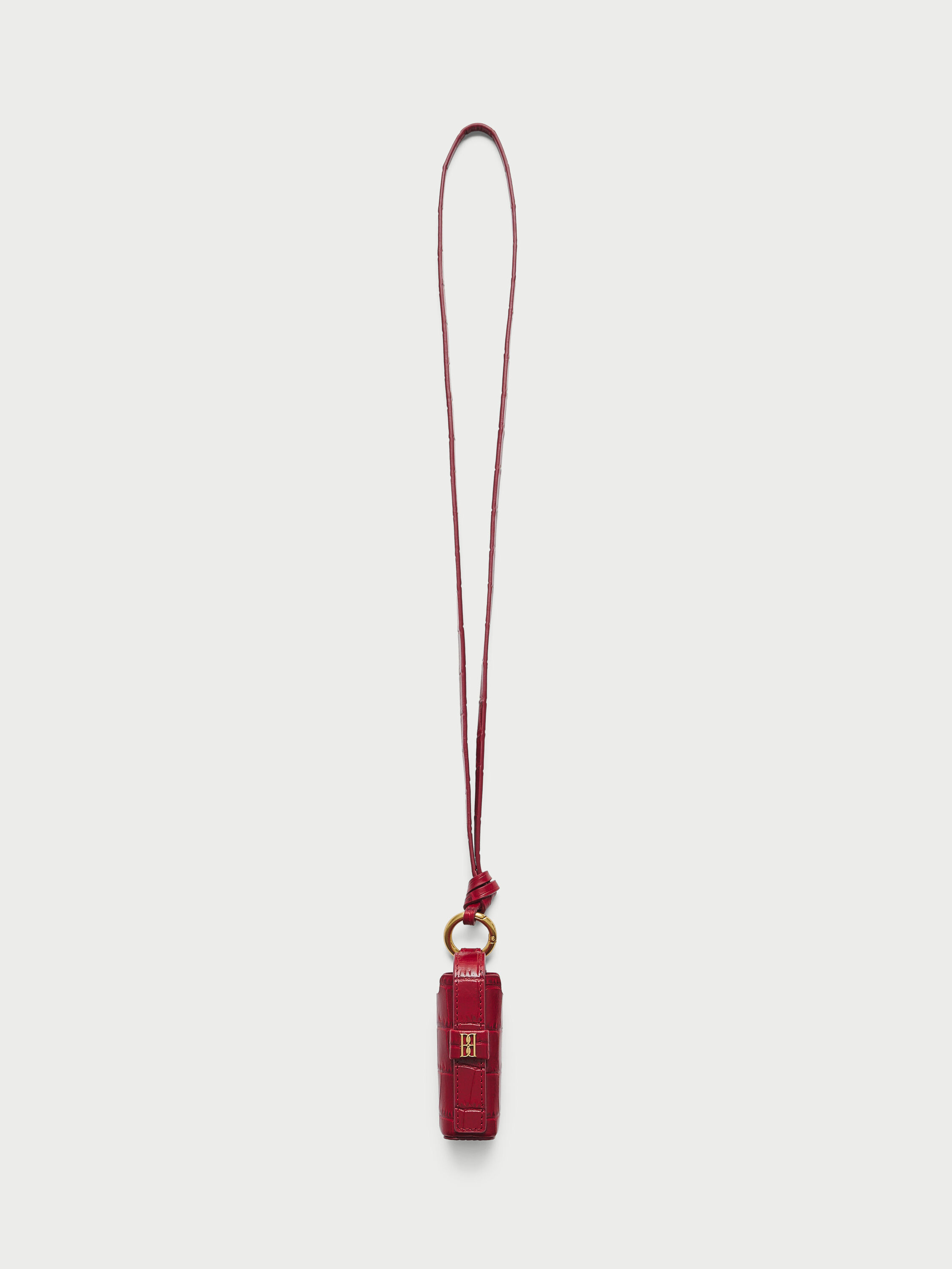 Vera Lipstick Croco leather case