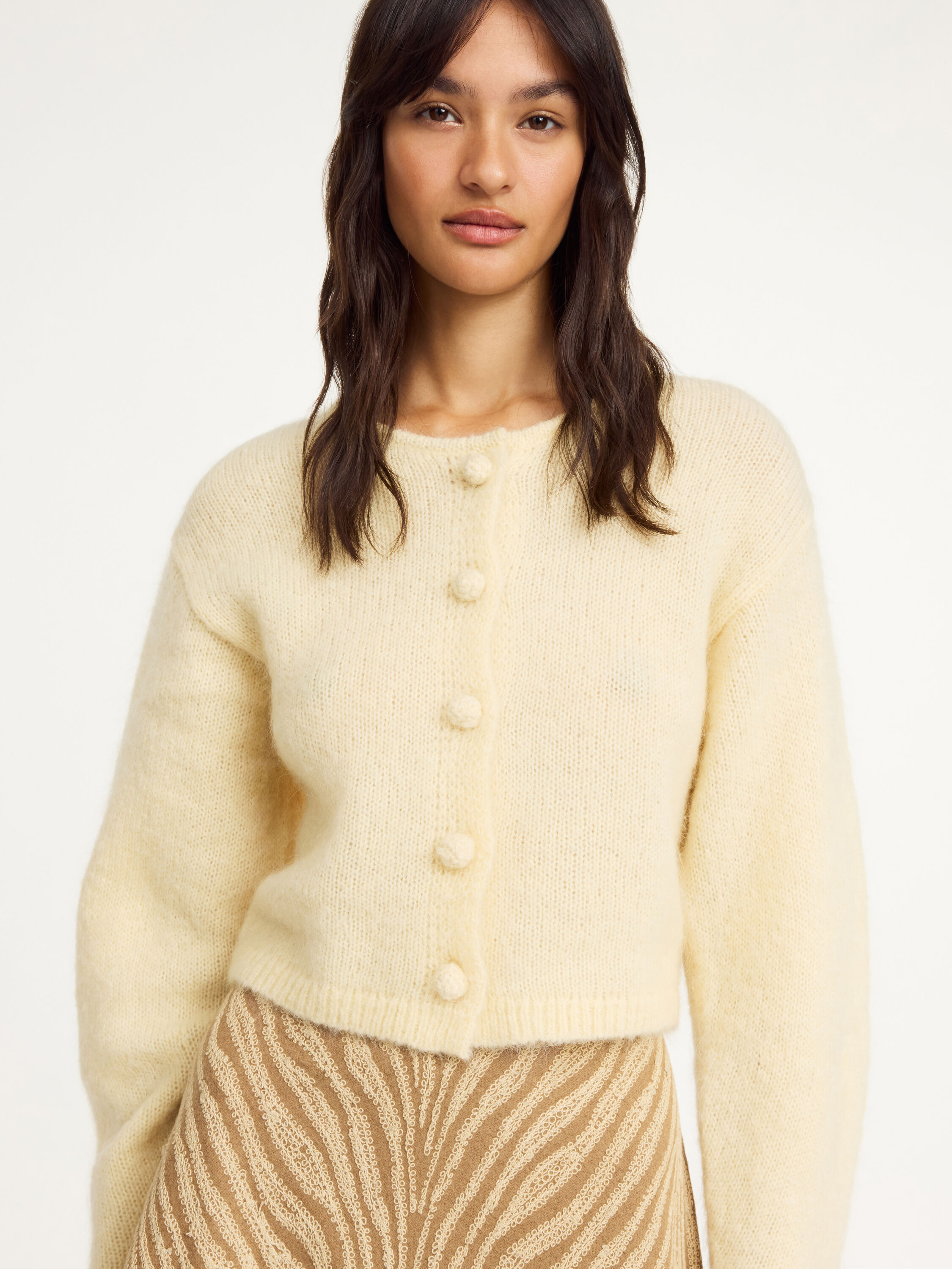 トップス allege 21aw mohair cardigan allege 21AW「Mohair Cardigan」