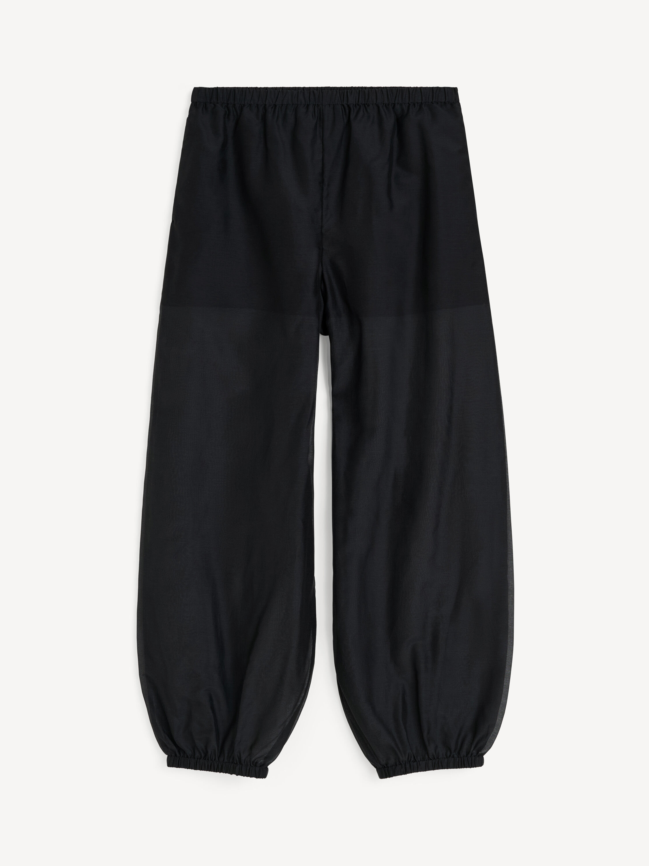 Pantalon en organza de soie Lumas