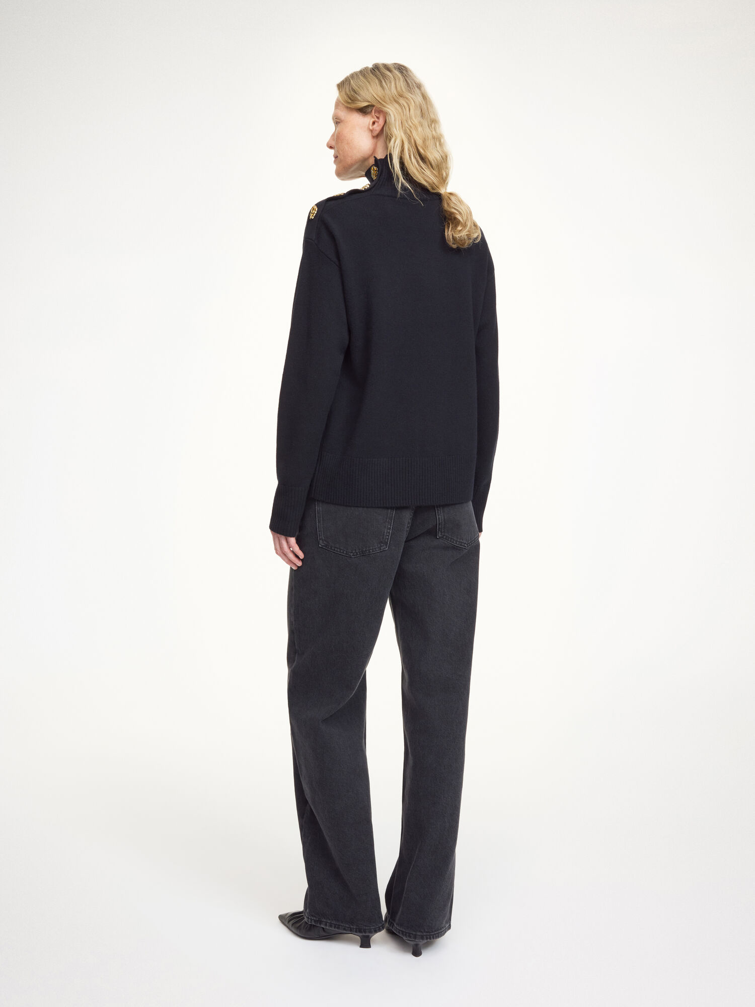 Pull en laine vanille