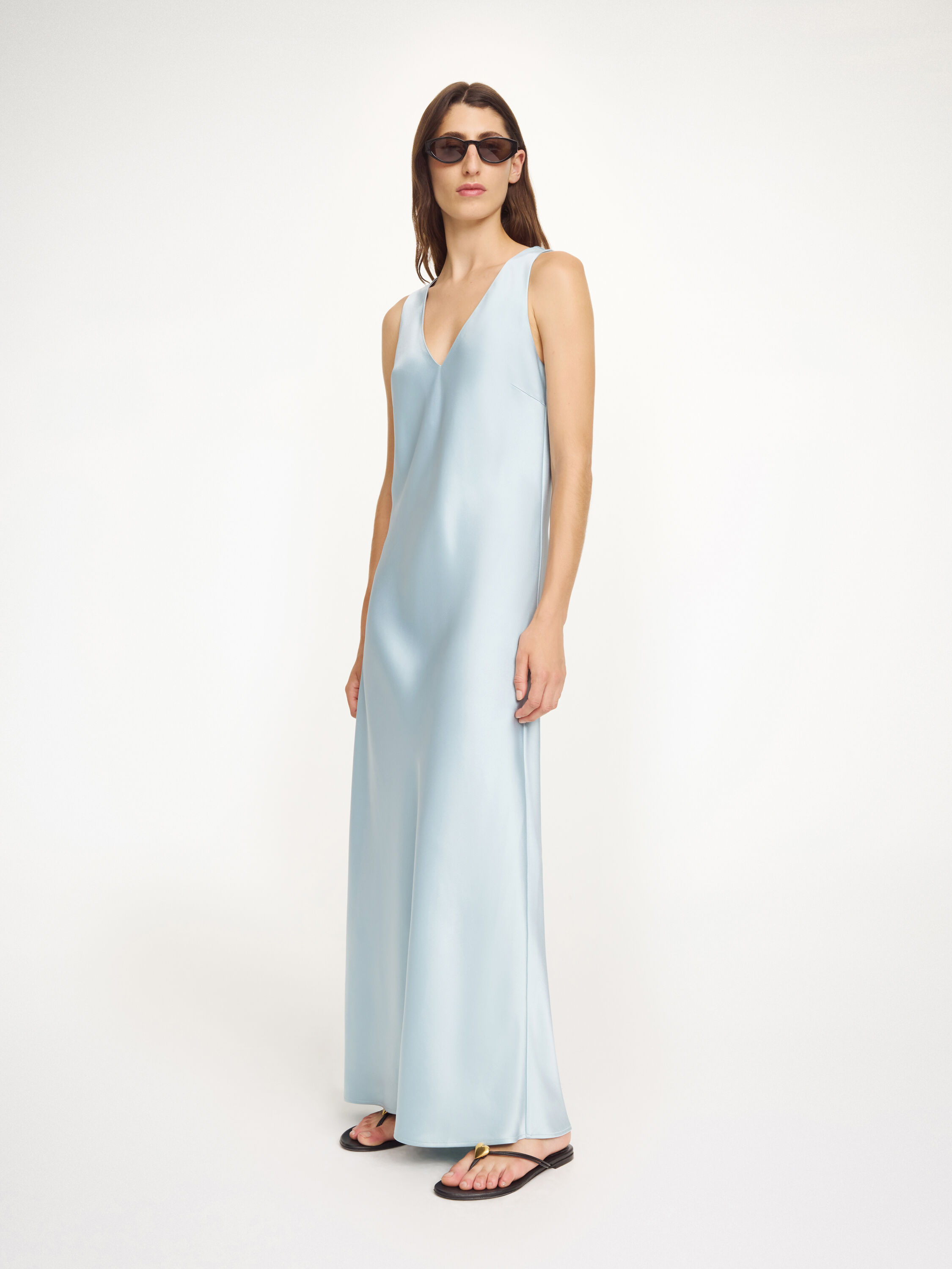 Levita satin maxi dress