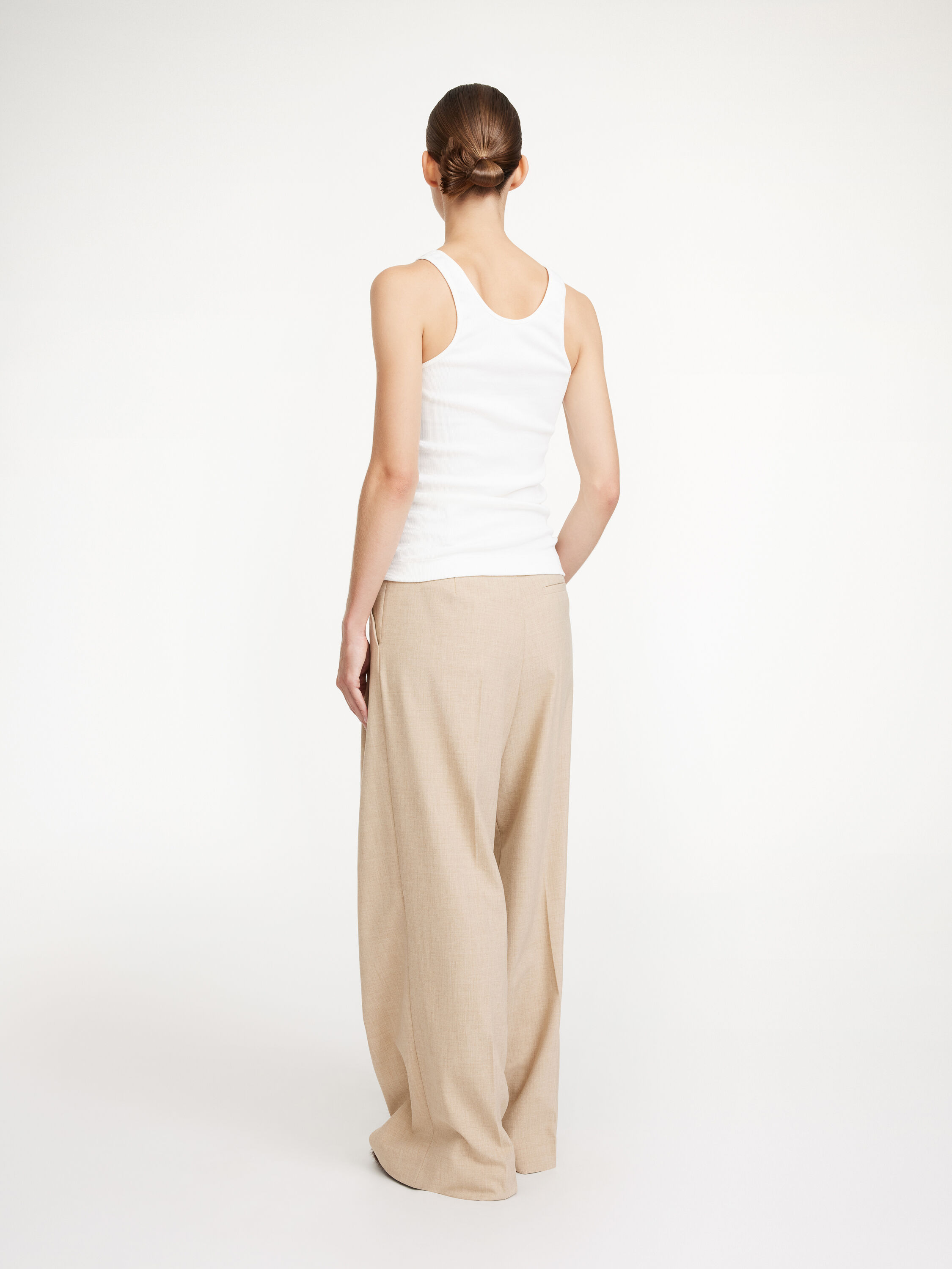 Pantalon &agrave; taille haute Cymbaria