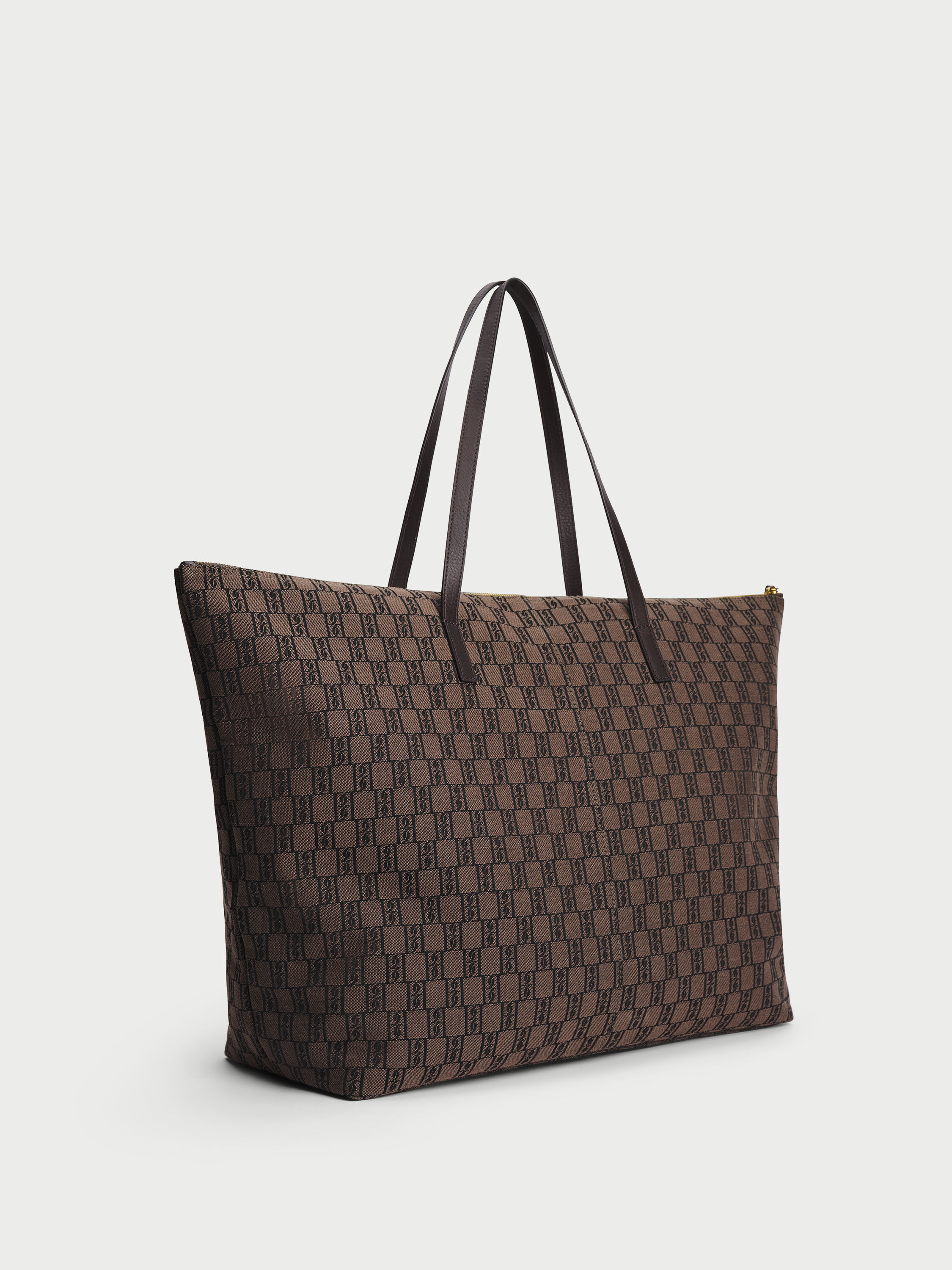 Carvon monogramm&oslash;nstret tote-taske