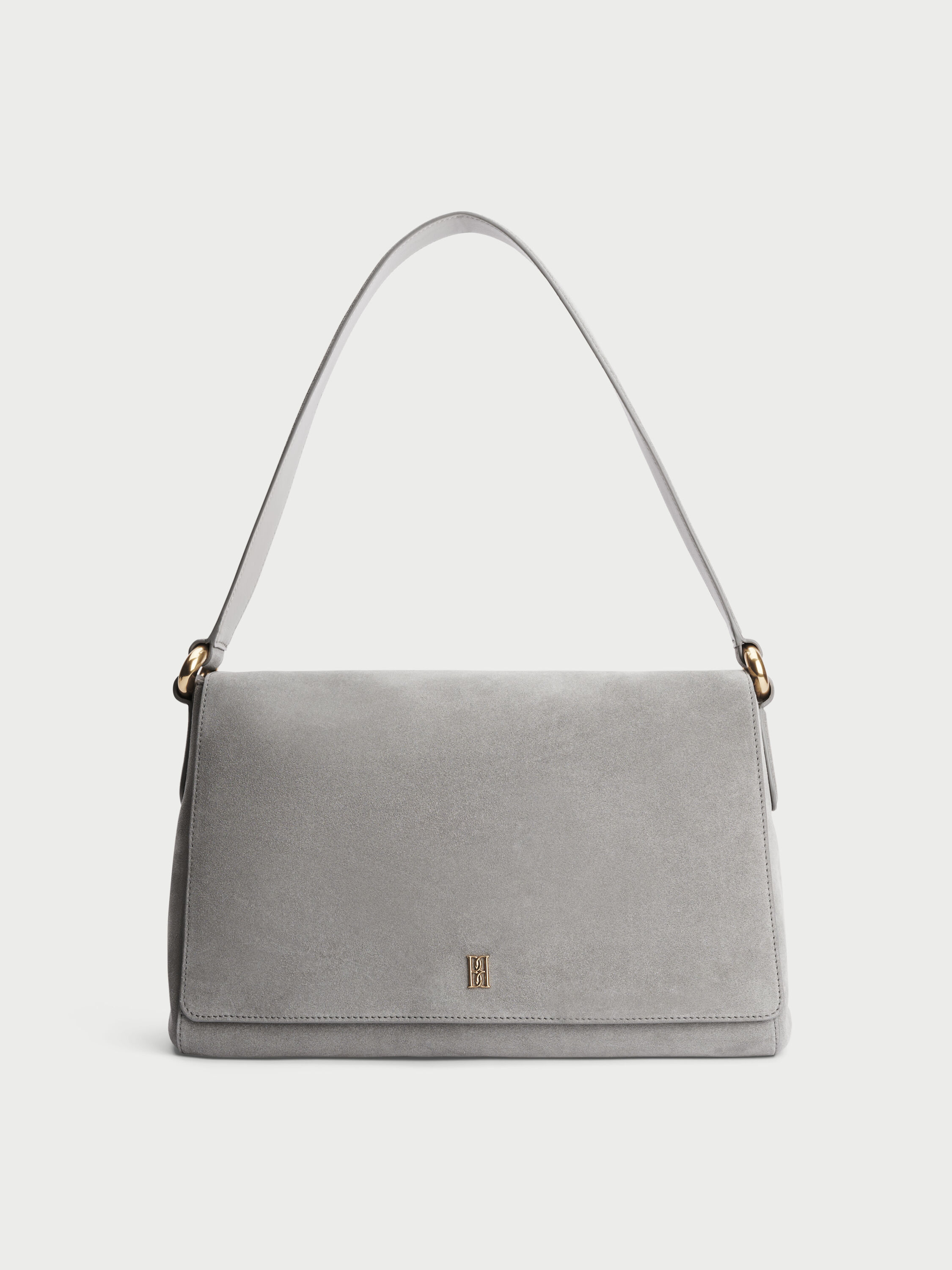 Lelou suede shoulder bag