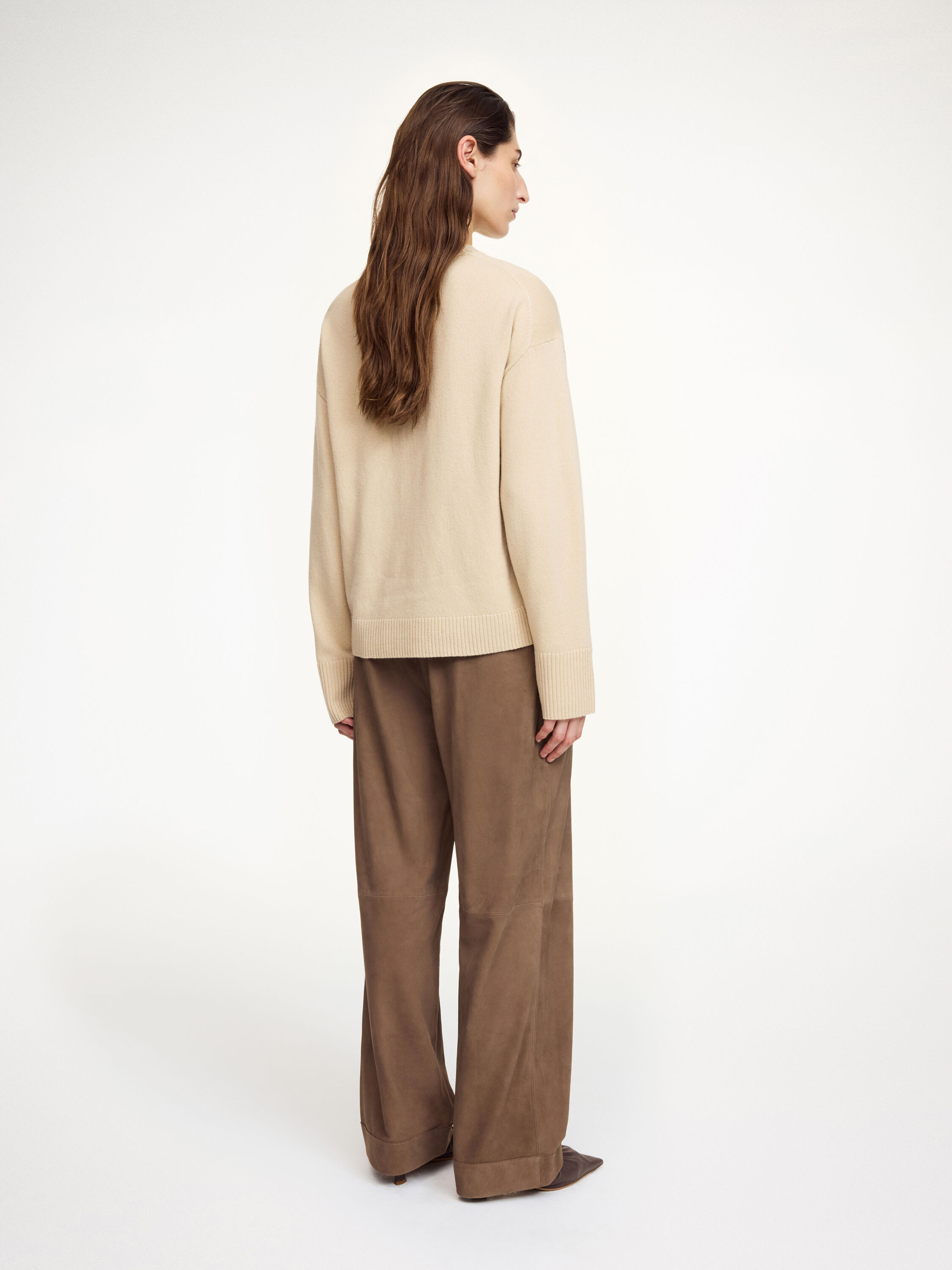 Joanni suede trousers