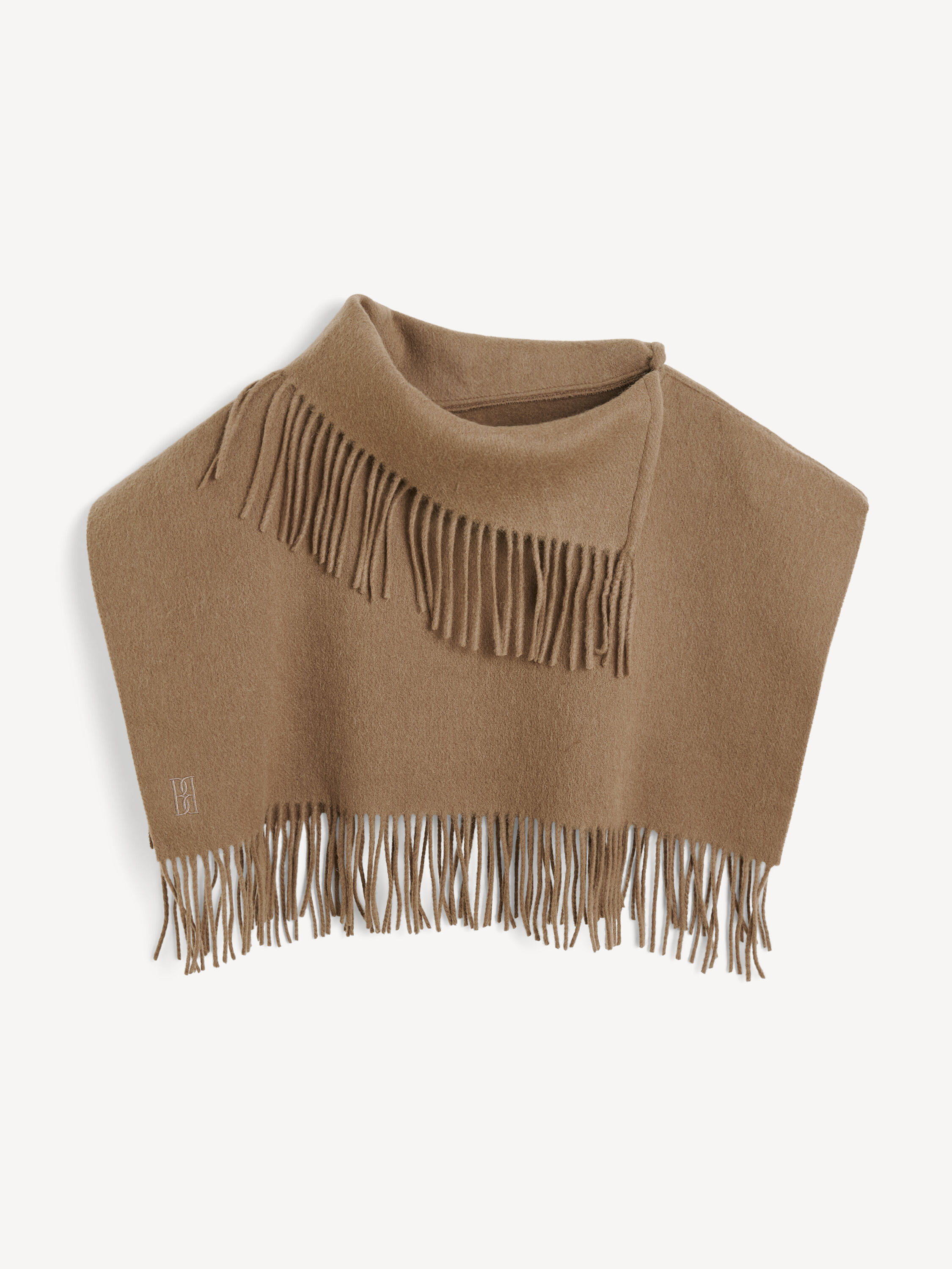 Turtla wool fringe bib - Buy Scarves online | By Malene Birger