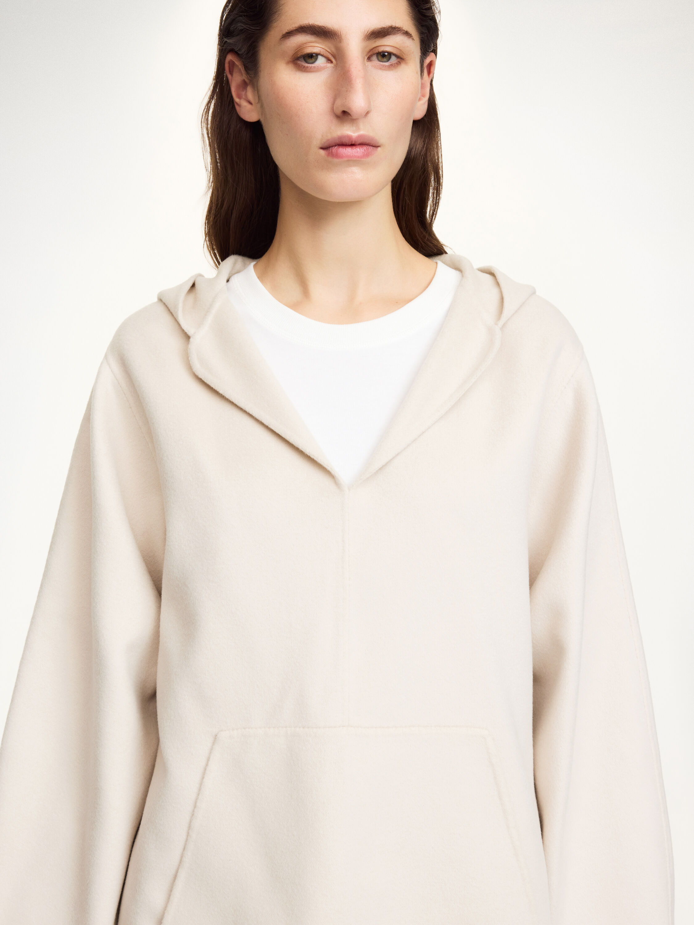 Marguerite hooded wool sweater