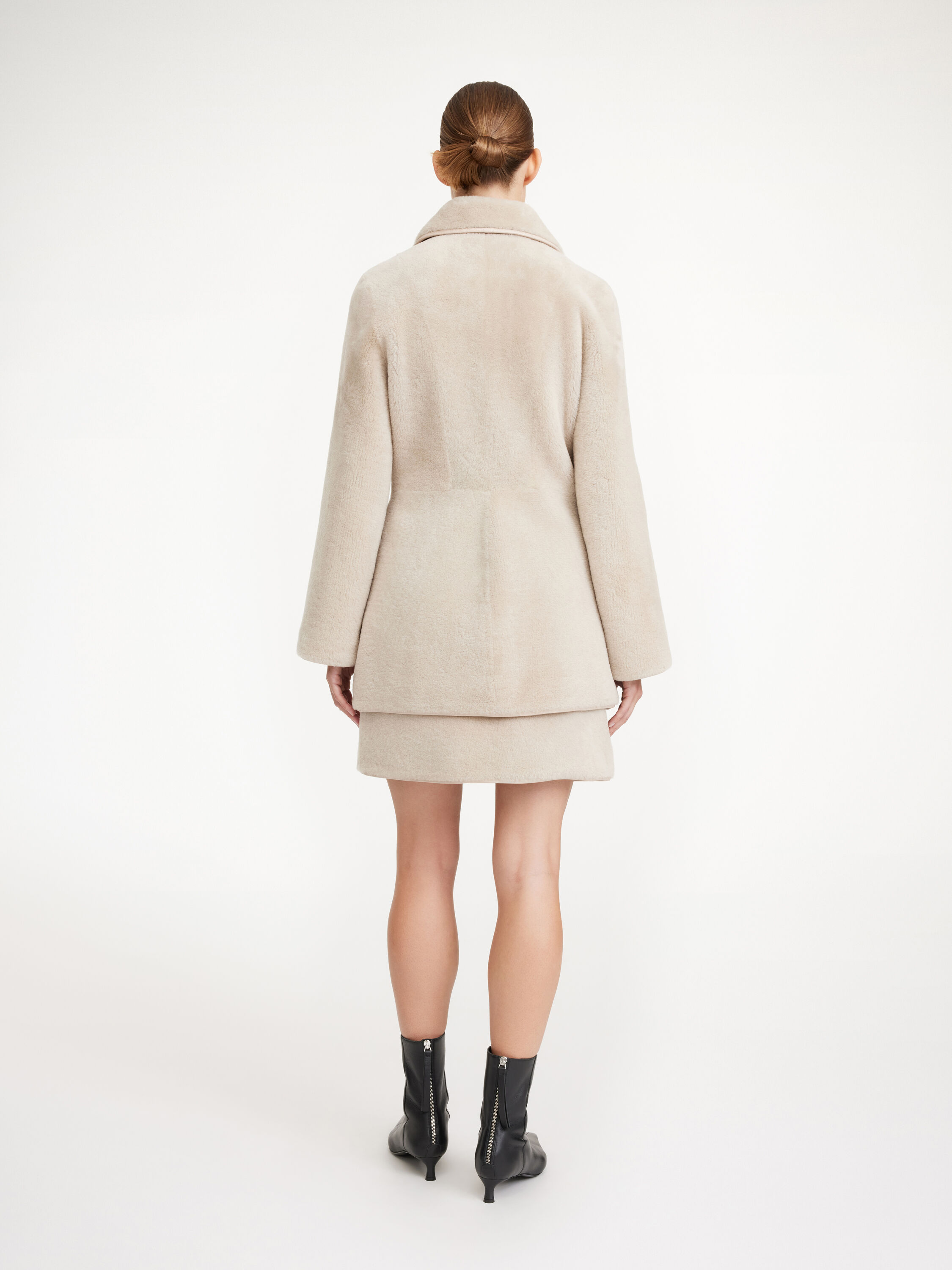 Adelina lamb fur jacket