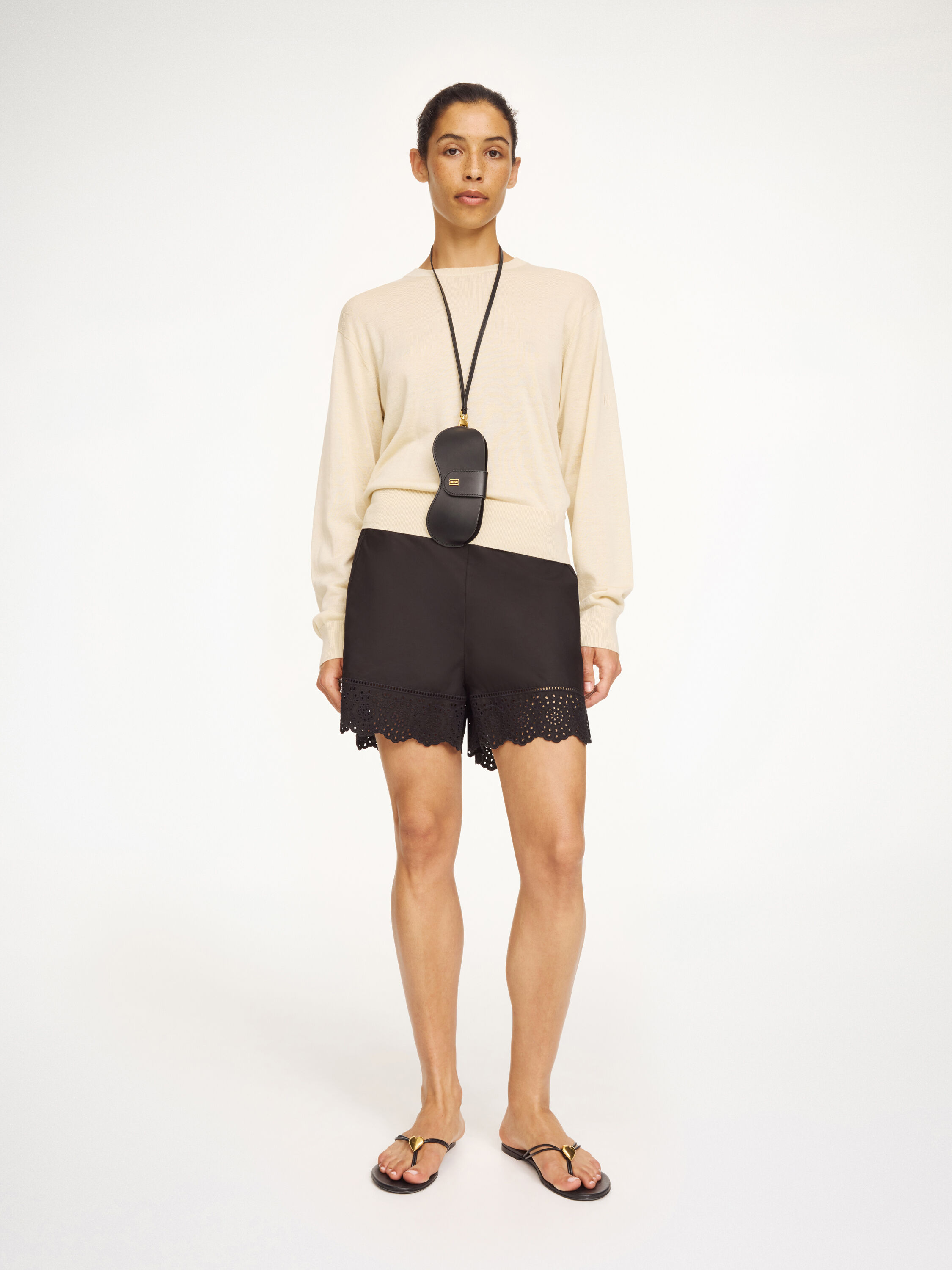 Greta organic cotton shorts