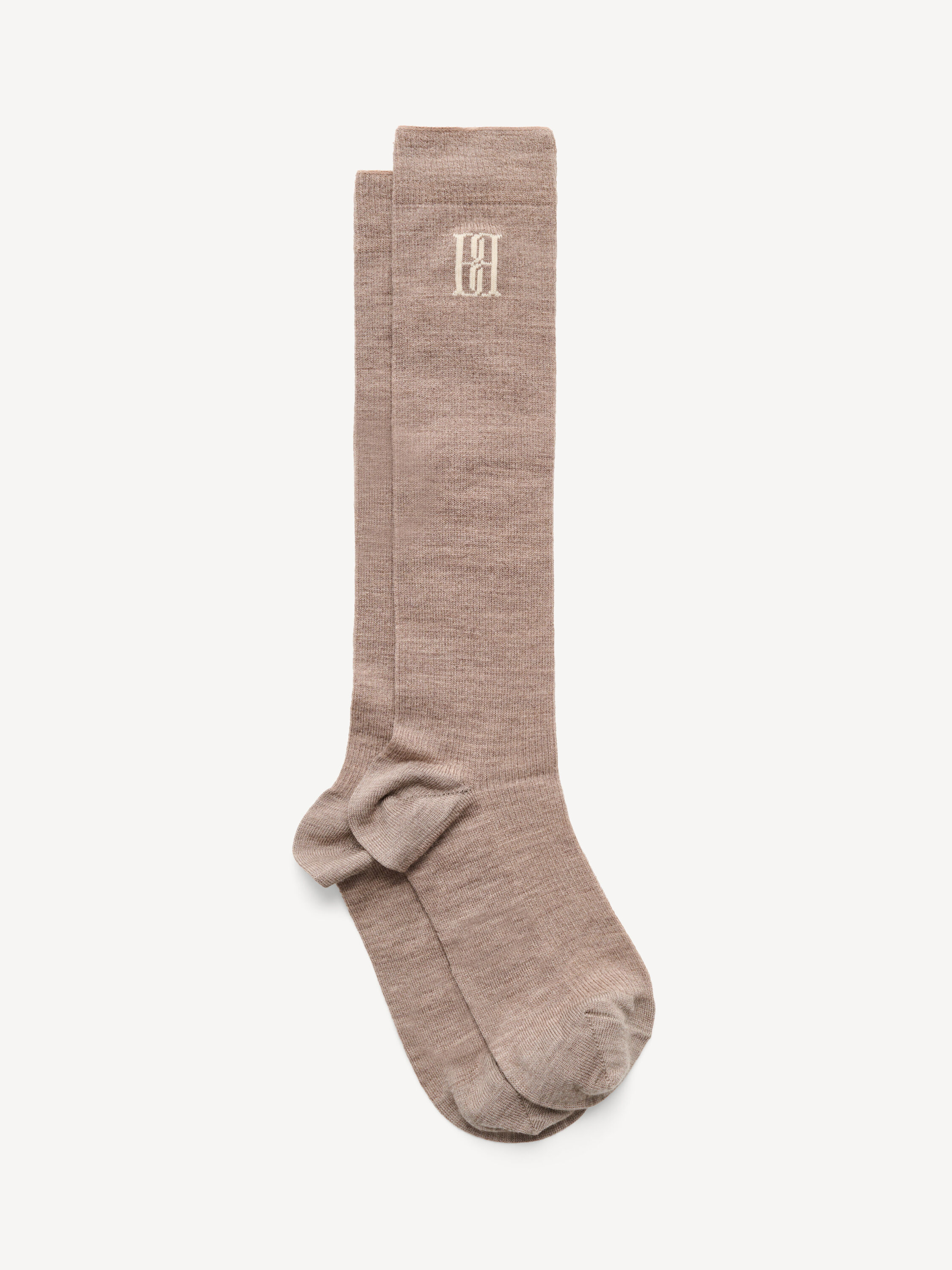 Chaussettes longues en m&eacute;lange de laine Leiano