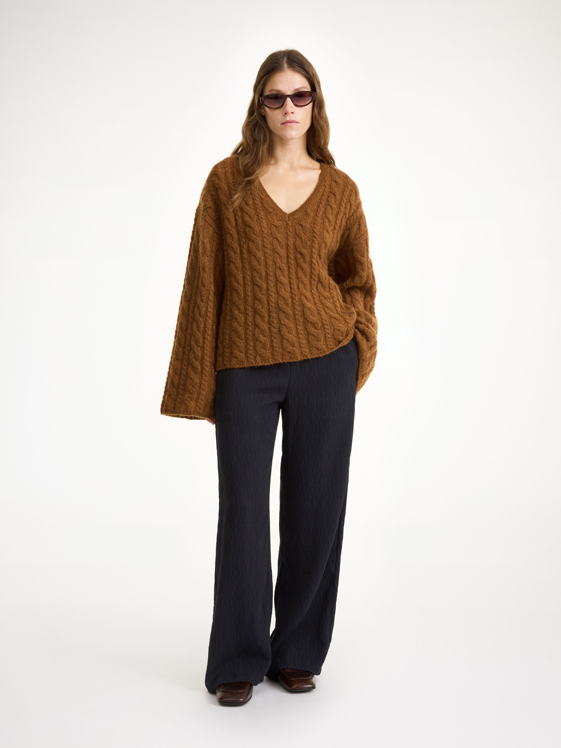 Darja wide-leg trousers