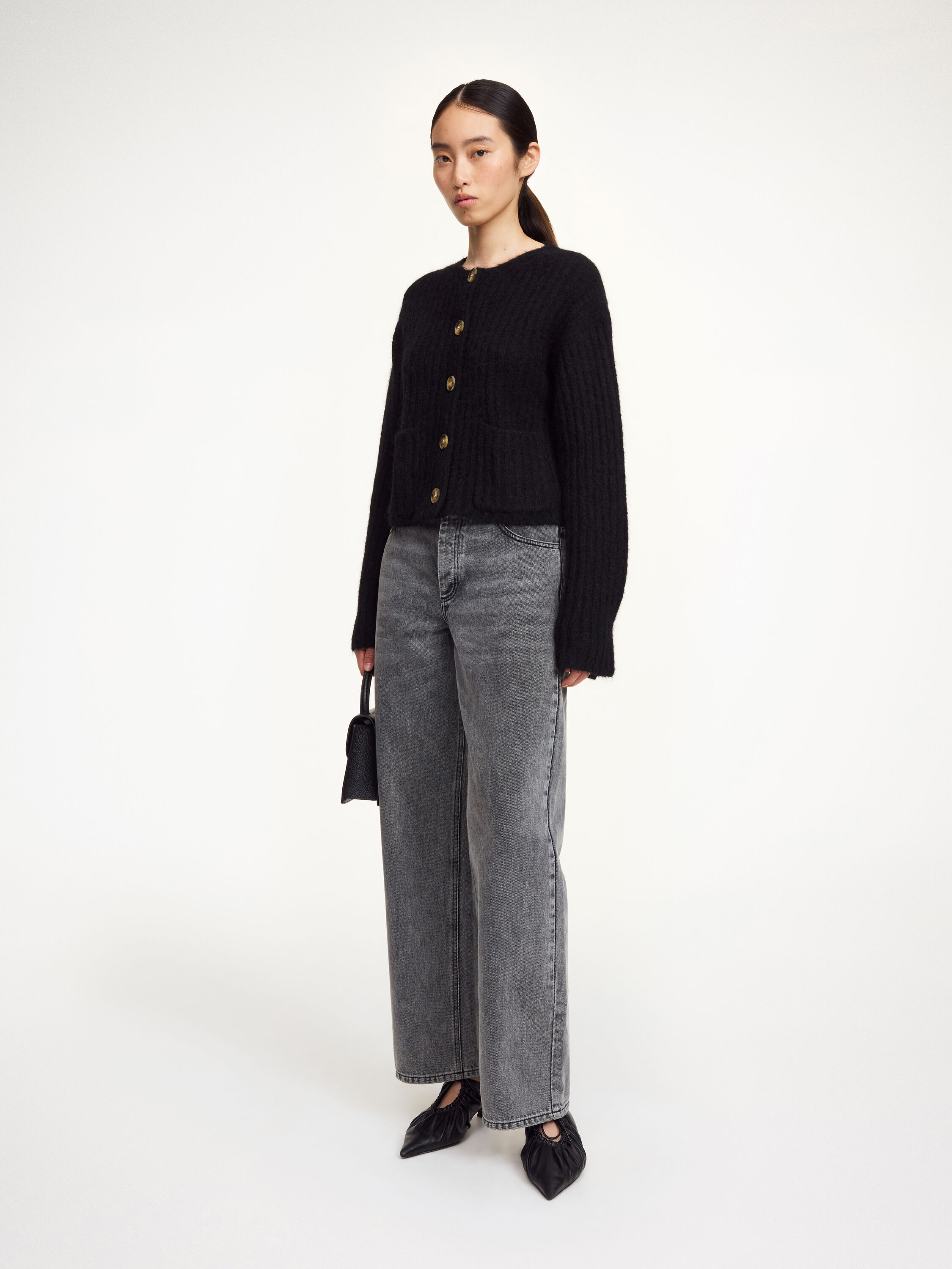 Cierrou Rib cardigan