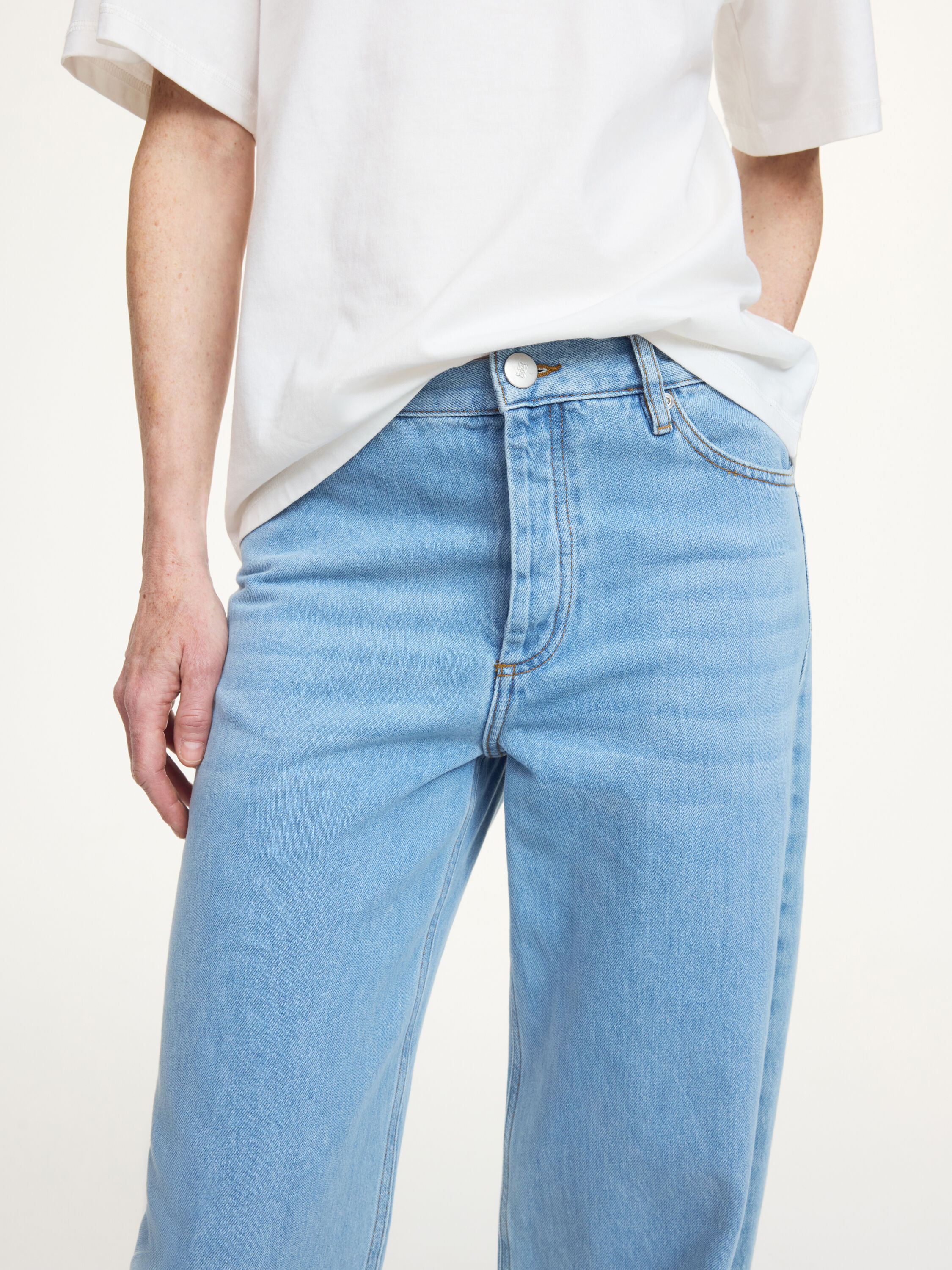 デニム・ジーパン BY MALENE BIRGER Women Denim Pants VINOLA 23L BLUE Vinola organic cotton jeans - Buy Denim online | By Malene