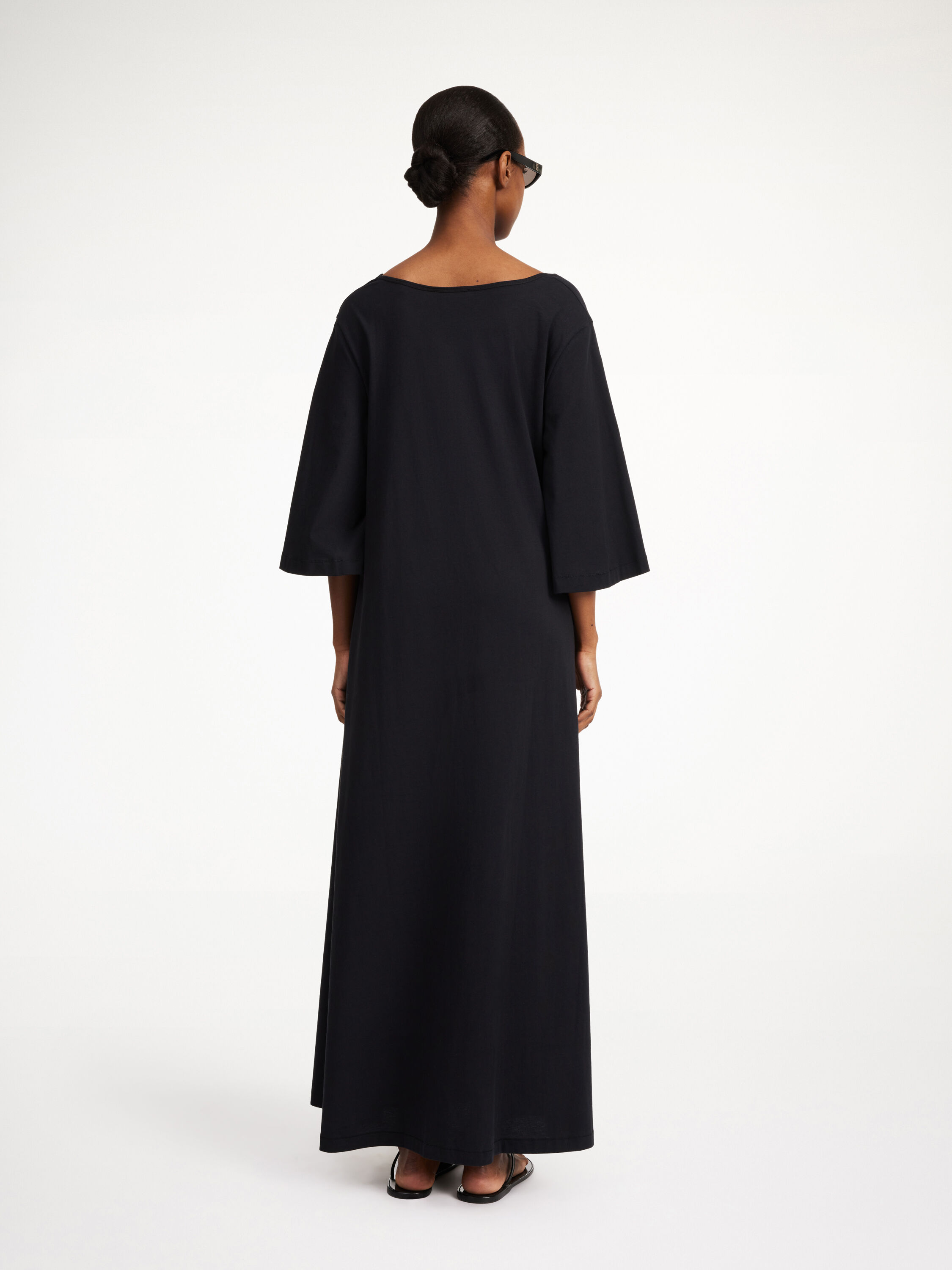 【関税込み】By Malene Birger ブラック Avilas マキシドレス By Malene Birger AVILAS ドレス - Grisaille | FWRD