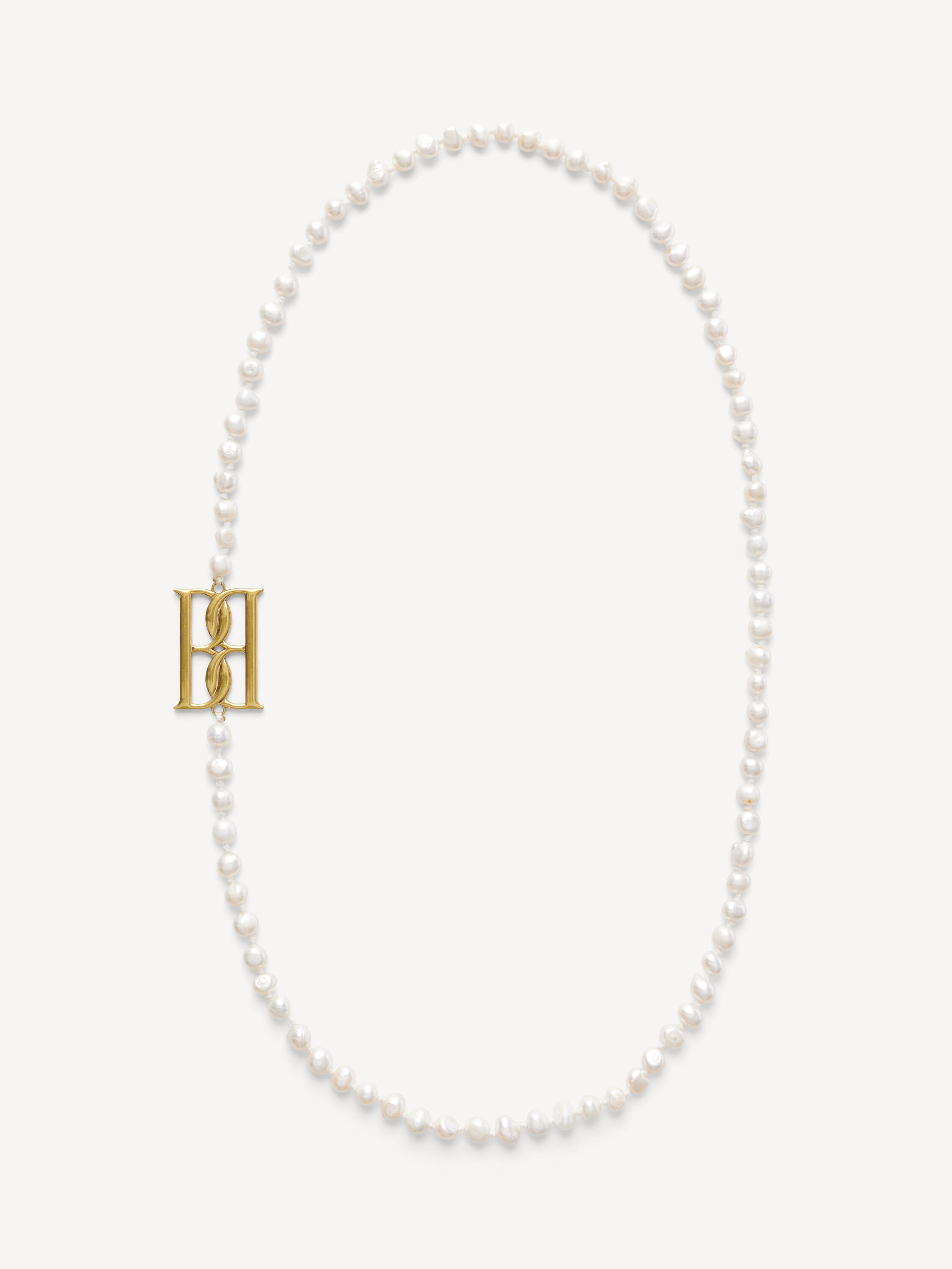 アクセサリーその他 BY MALENE BIRGER Woman Jewel Pearl 102606 03Z Chakallo monogram necklace - Buy Jewellery online | By