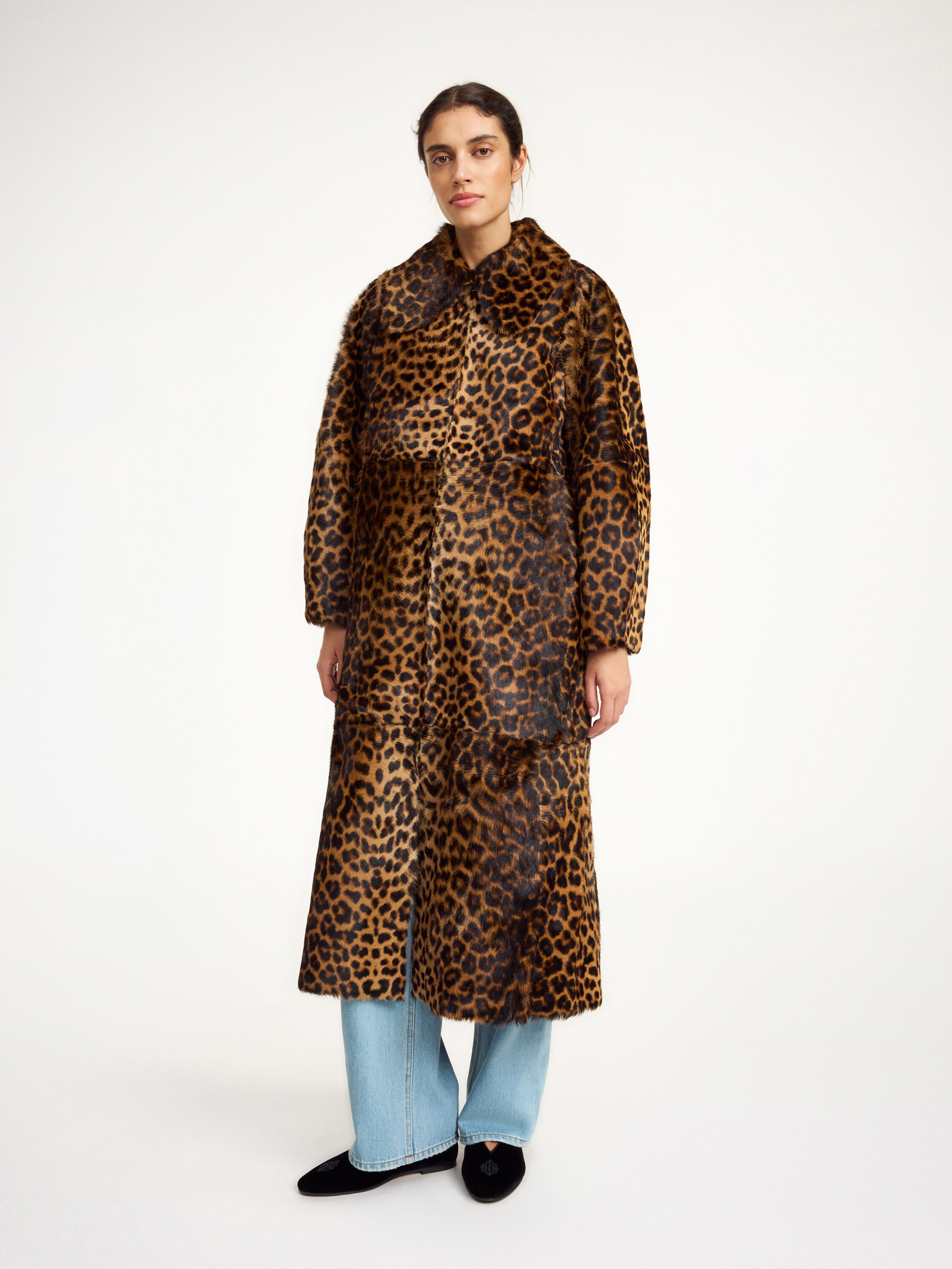 Rafaia Shearling Calf Coat