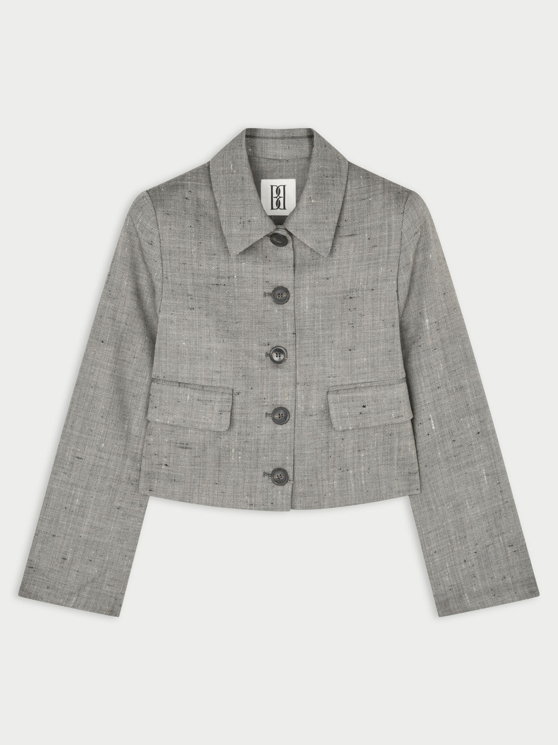 Angie single-breasted wool blazer