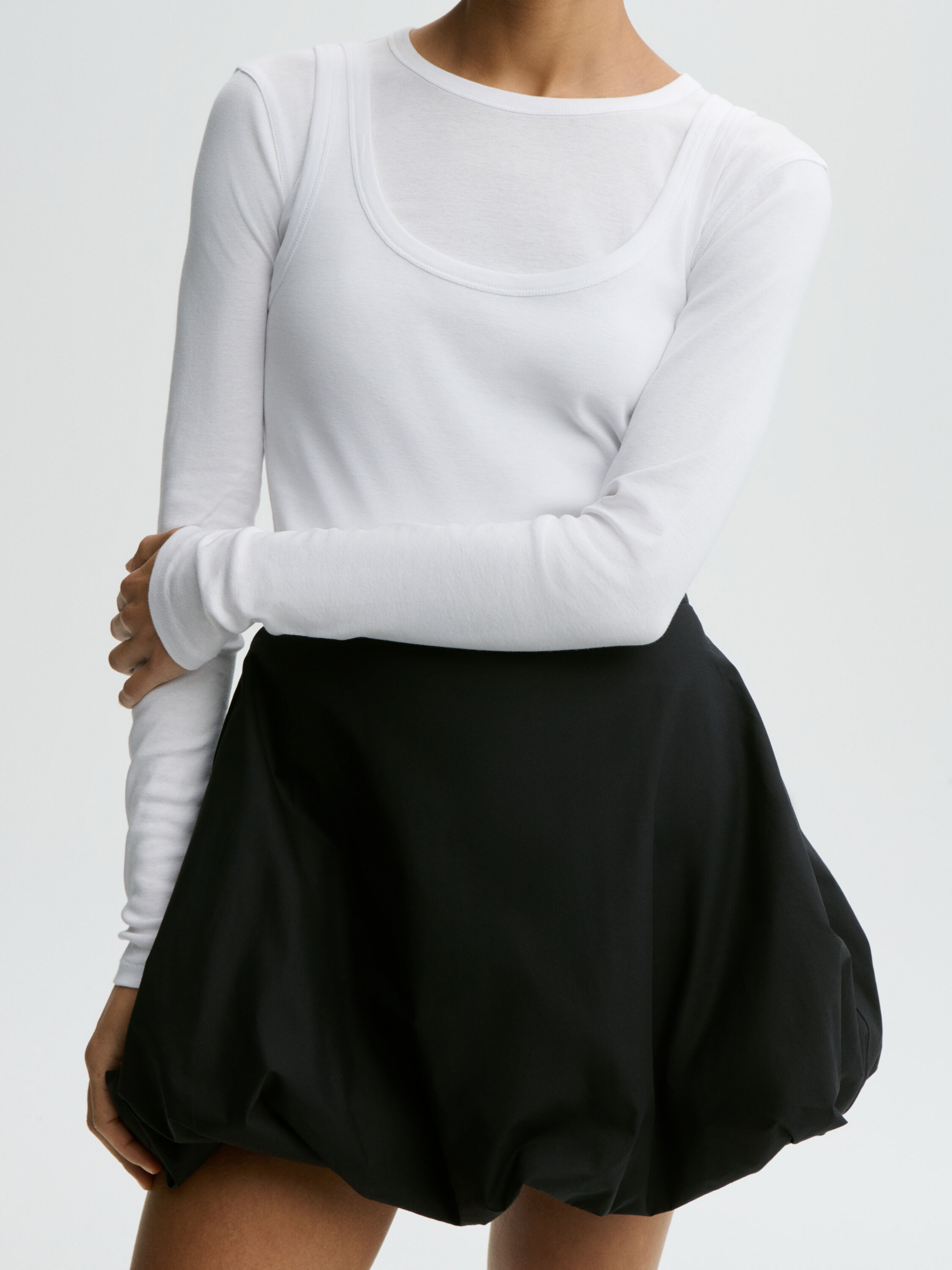 Brey organic cotton mini skirt