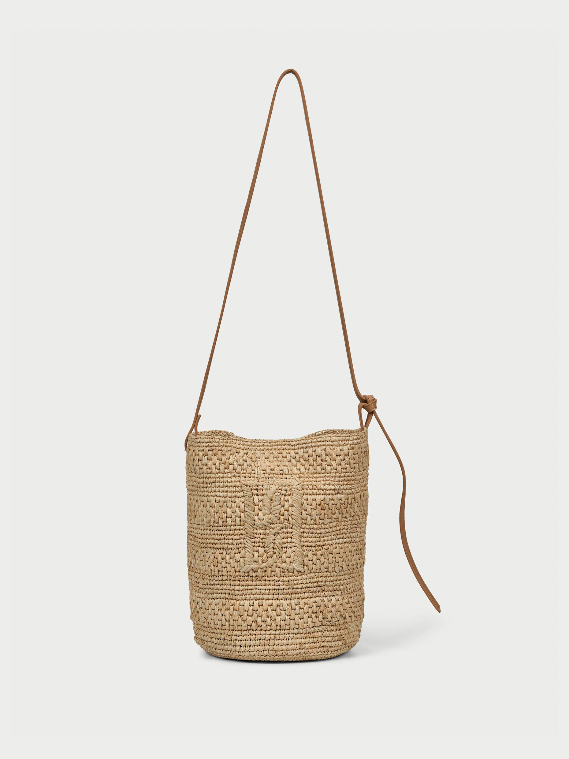 Sac &agrave; seau en paille Mirabellee