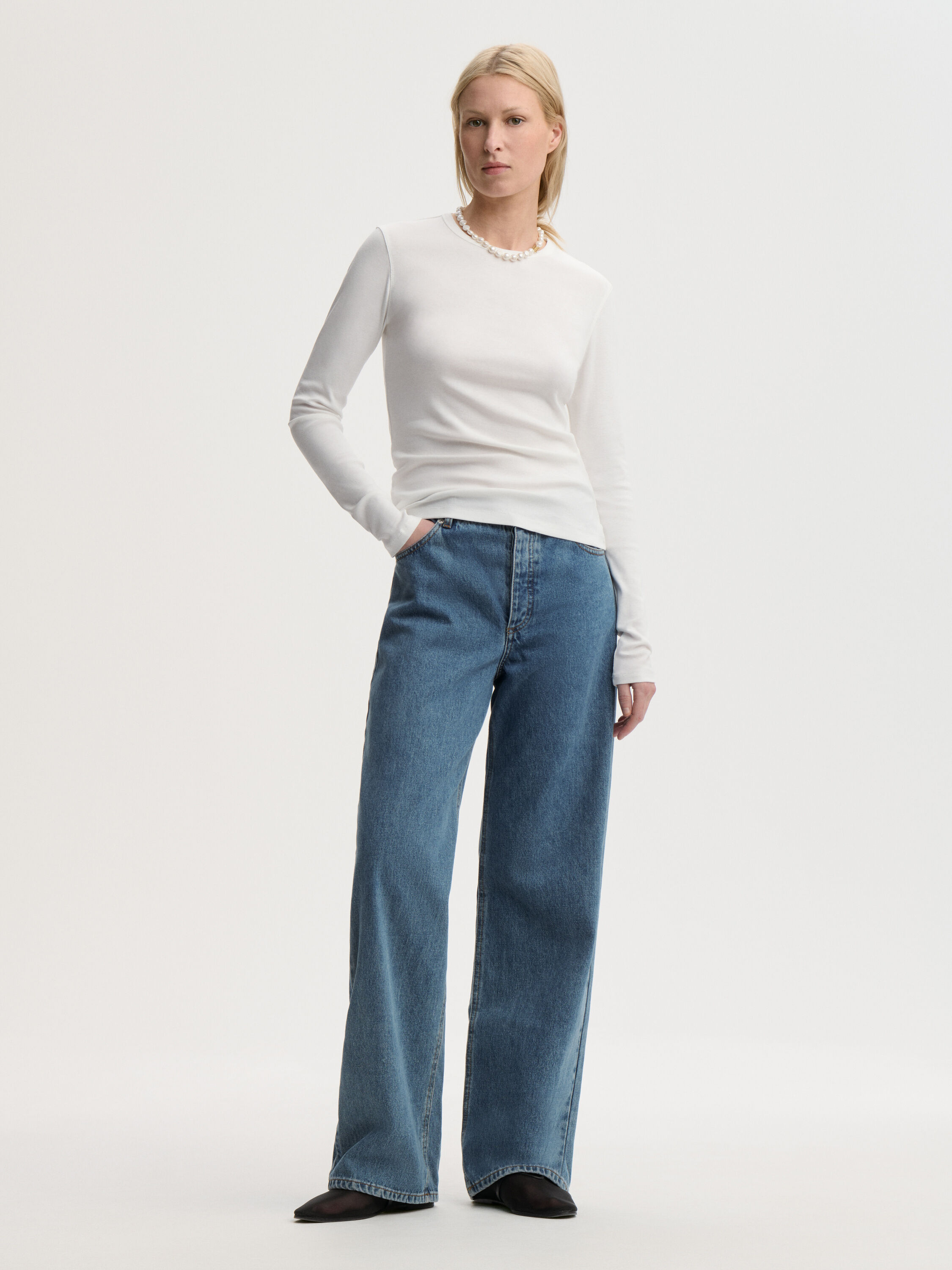 Brita organic cotton long-sleeved T-shirt