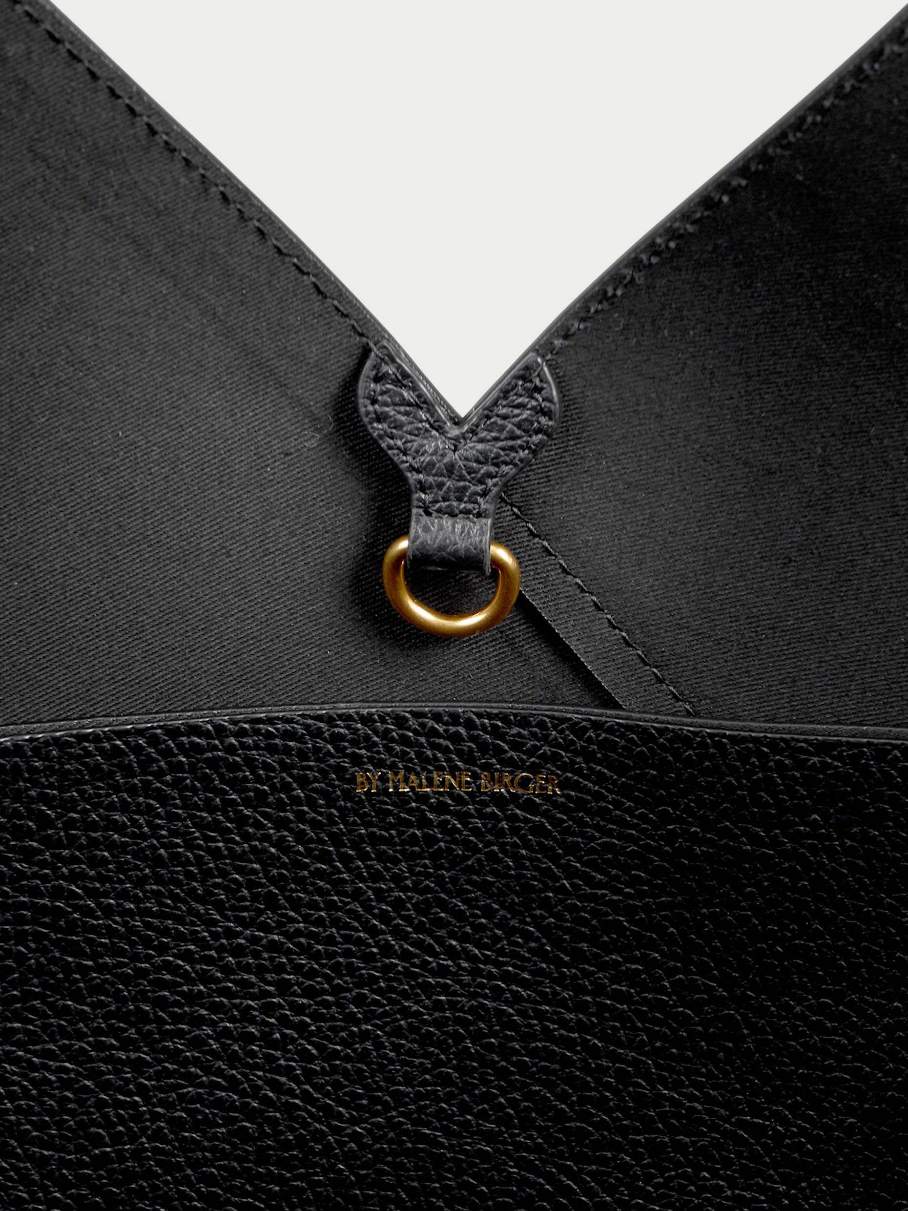 Lucile leather tote bag