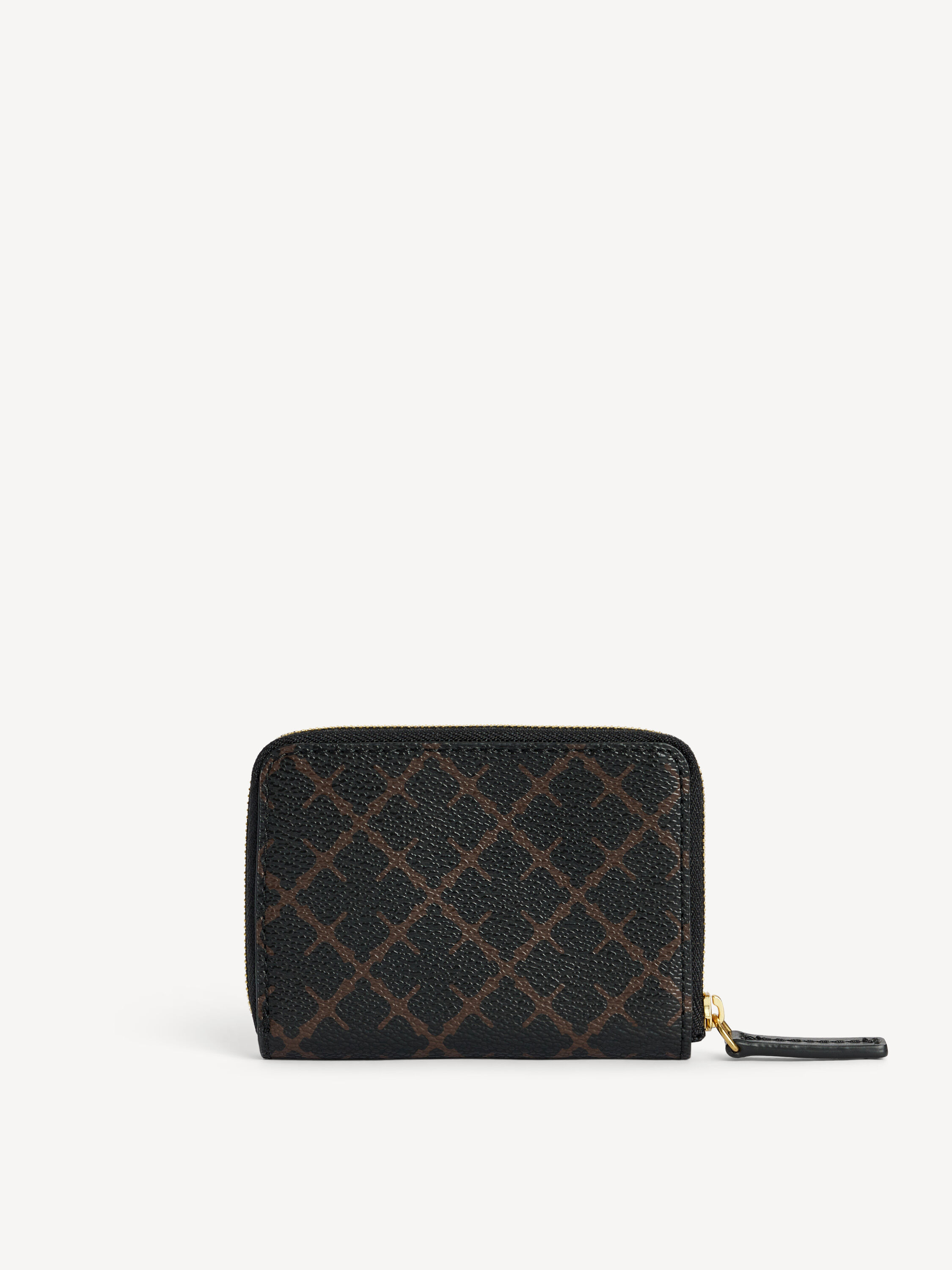 Black leather online coin purse