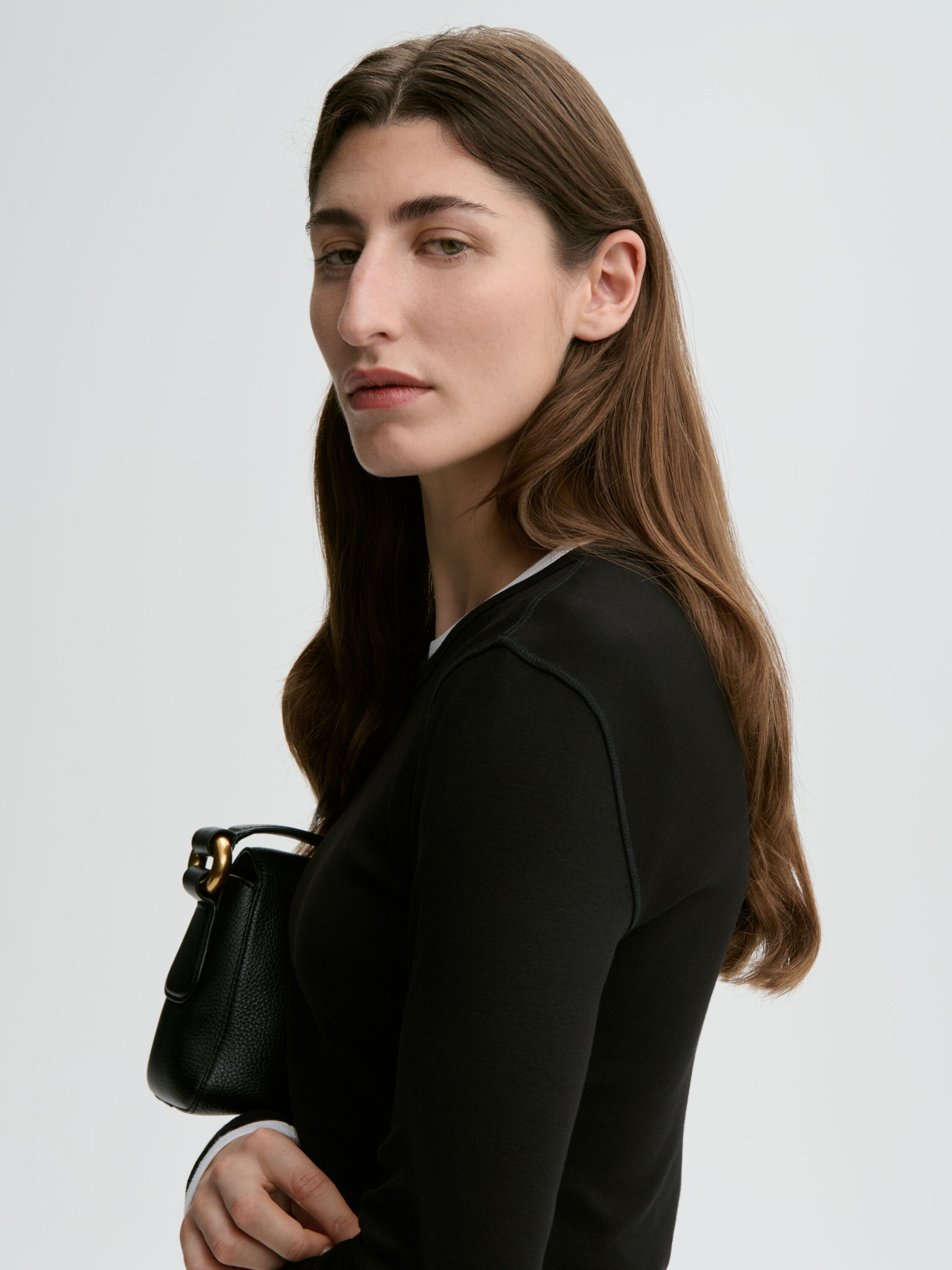 Brita Flat organic cotton long-sleeved T-shirt